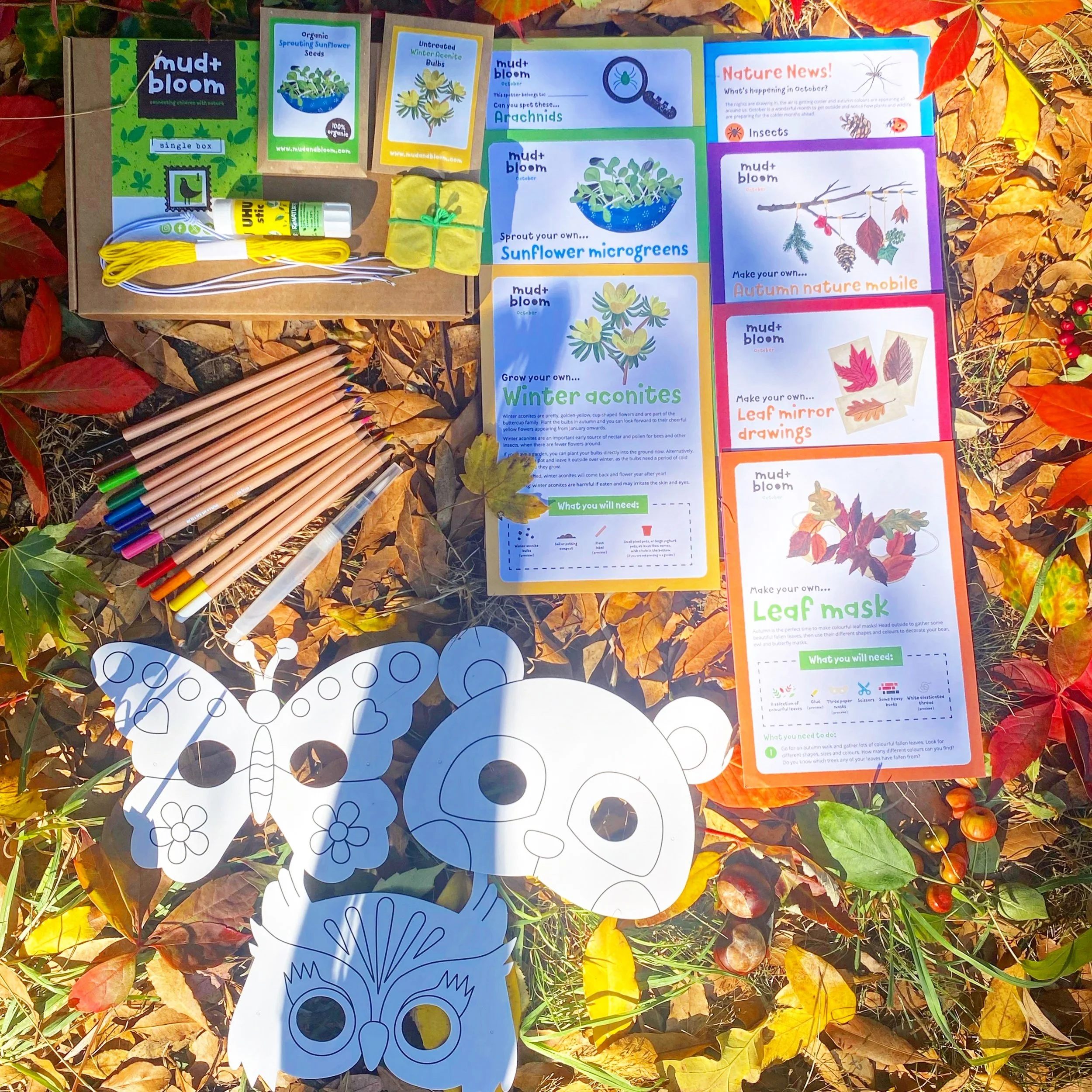 🍂 Our October box is here! 🍂

This month&rsquo;s box is packed with seasonal activities to get children crafting, growing and exploring the natural world around them. 🌱🍁

Inside you&rsquo;ll find:

🌱 Sprout sunflower microgreens
🌼 Grow winter a