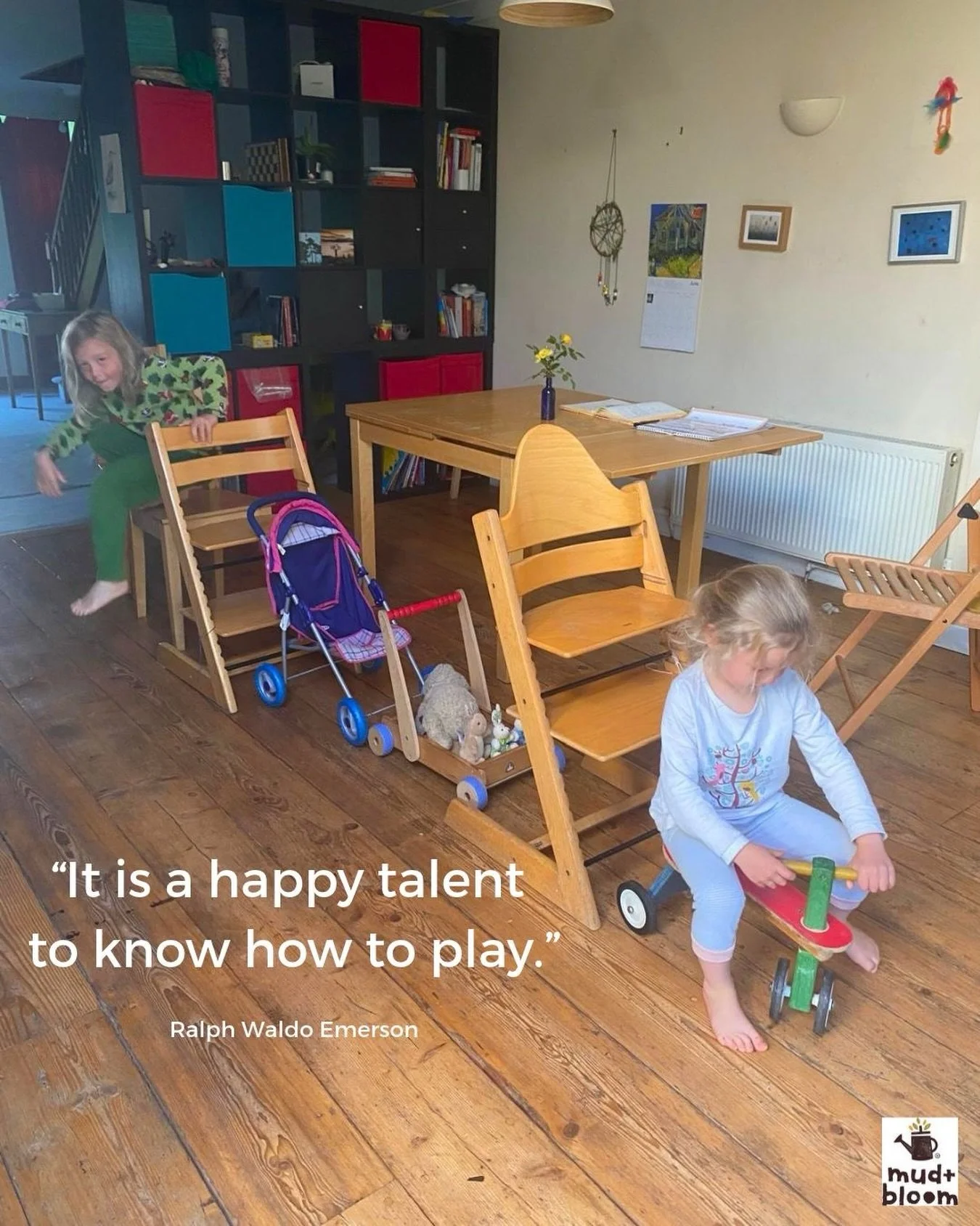 There&rsquo;s something rather wonderful about watching children completely absorbed in their own world of play 💛

#childhoodunplugged #learningthroughplay #imaginativeplay #letthemplay #mudandbloom