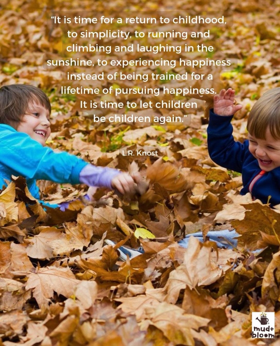 More time to simply be children🍂💛

#outdoorchildhood #letthembelittle #childhoodunplugged #naturekids #mudandbloom
