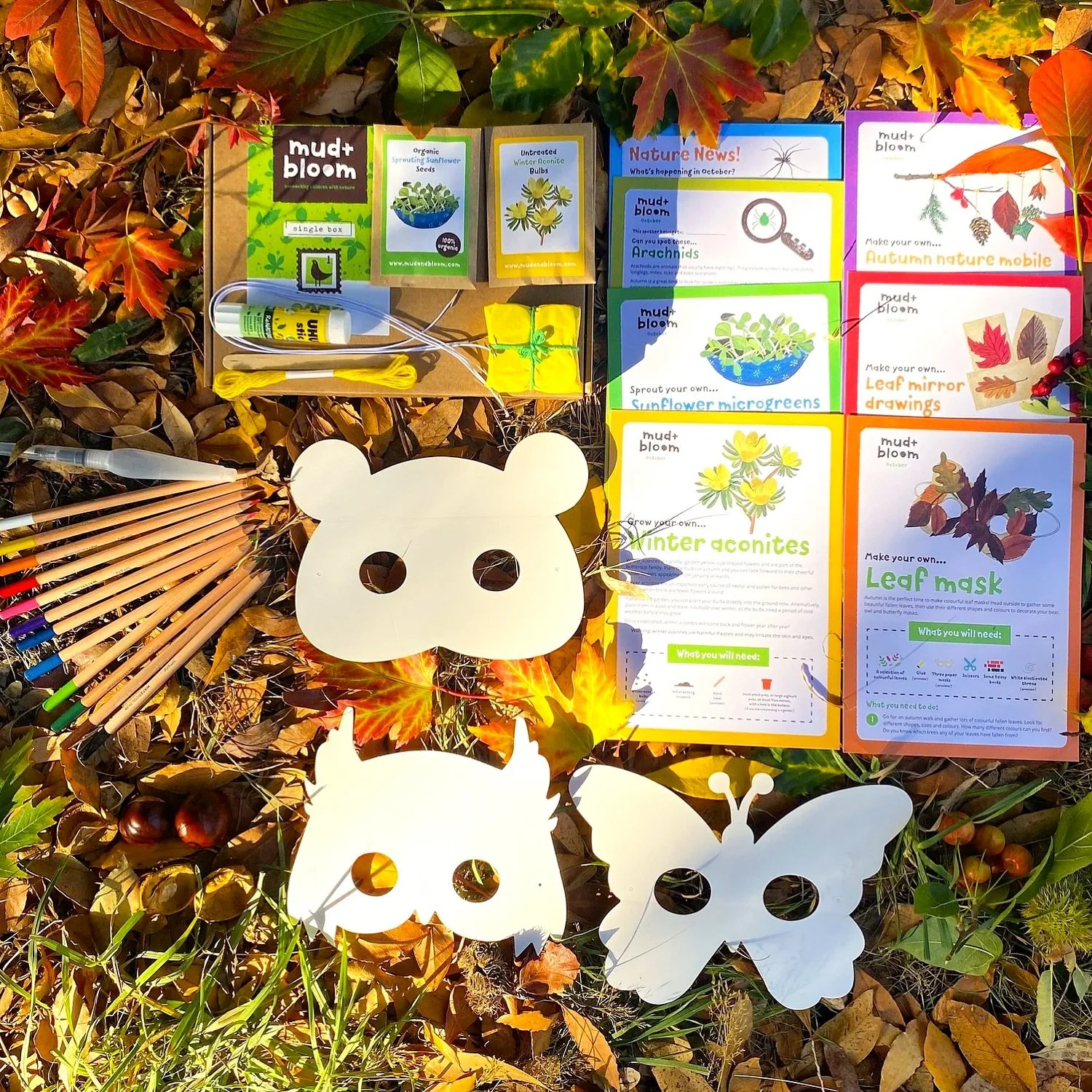 🕷️Missed our October box? Good news&hellip; 🍂

Our October Nature Crafts &amp; Gardening Box is now available as a one-off box - along with our standalone October Gardening Box! 🌱

Inside the full box:

🦉 Make autumn leaf masks
🍂 Create an autum