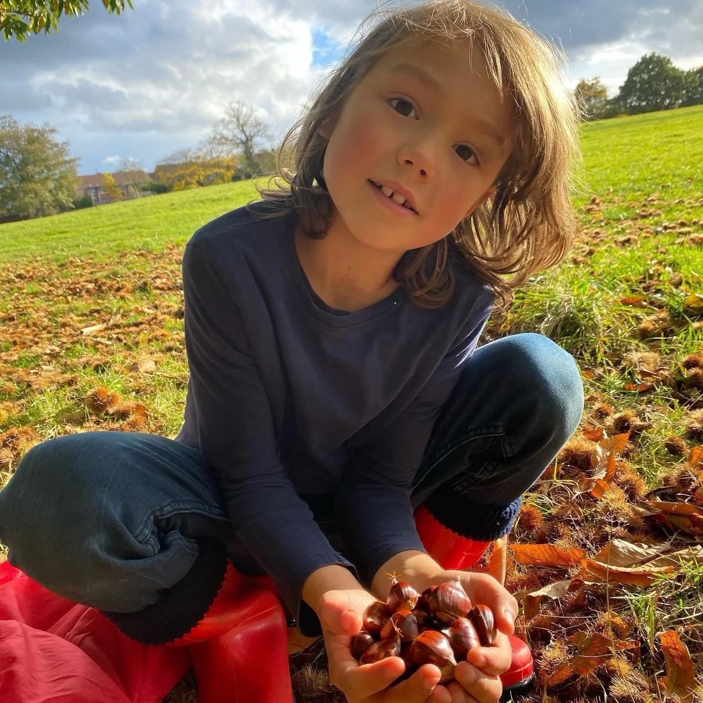🍁 Roast foraged sweet chestnuts! 🌰

Chestnuts aren&rsquo;t just for Christmas &ndash; they&rsquo;re a wonderful autumn treat too. Roasted until soft and golden, they have a sweet, nutty flavour and are full of goodness.

If you&rsquo;re lucky enoug