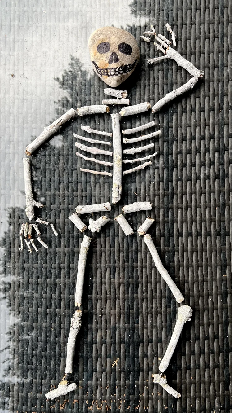 Stop motion stick skeleton - Mud & Bloom