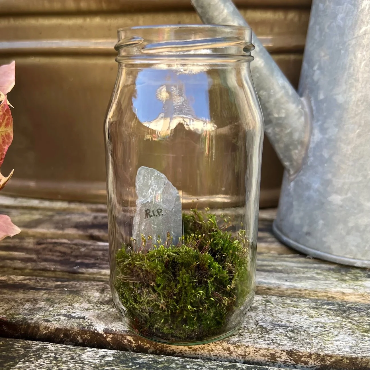 Make a ghostly jam jar Mud & Bloom