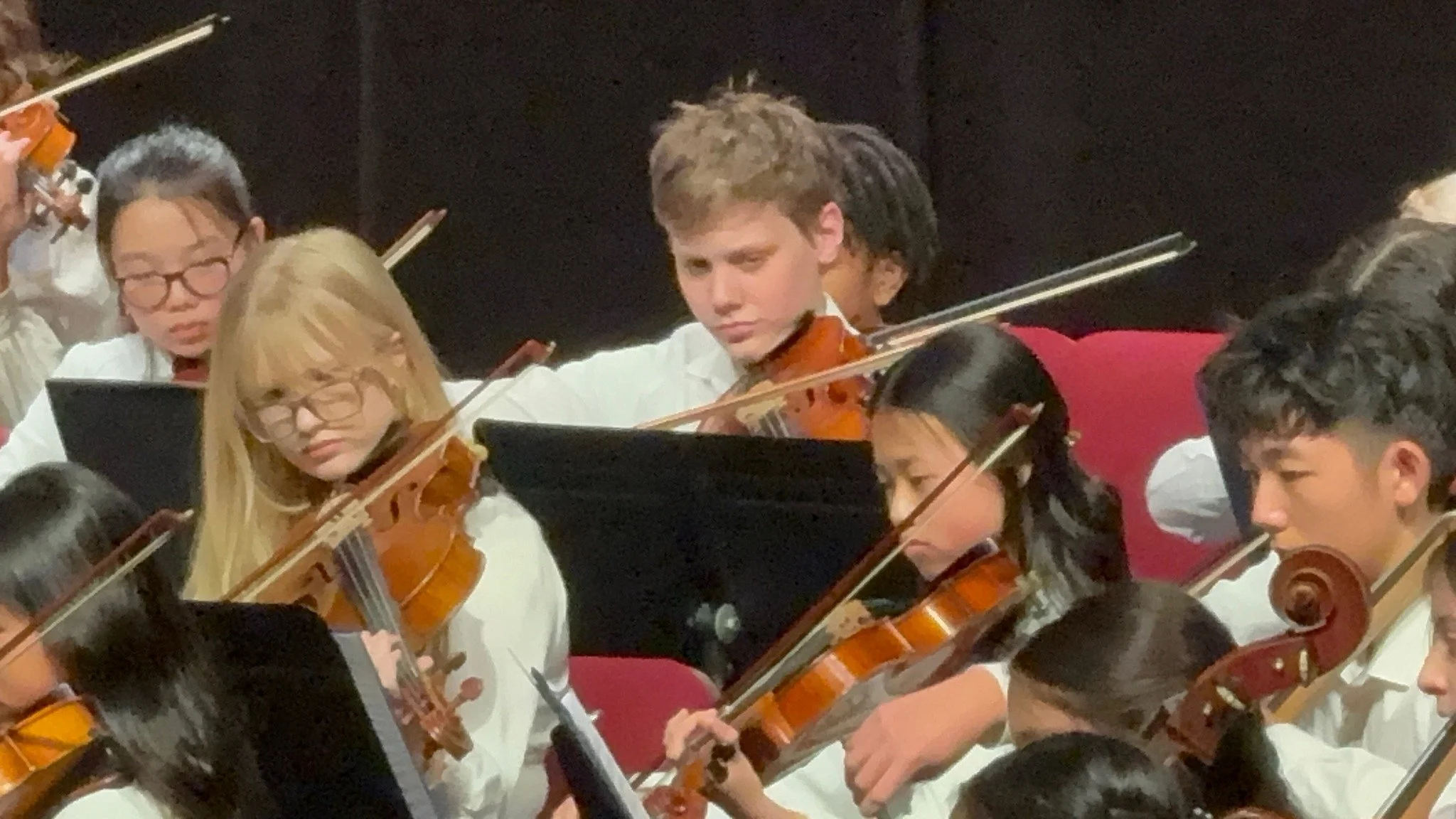 Student Spotlight: Mason ✨

Mason is a viola student who has been dazzling us in school performances for years! Mason has become a leader in both his school orchestra and select string ensemble, along with earning a seat in the Philadelphia Youth Orc