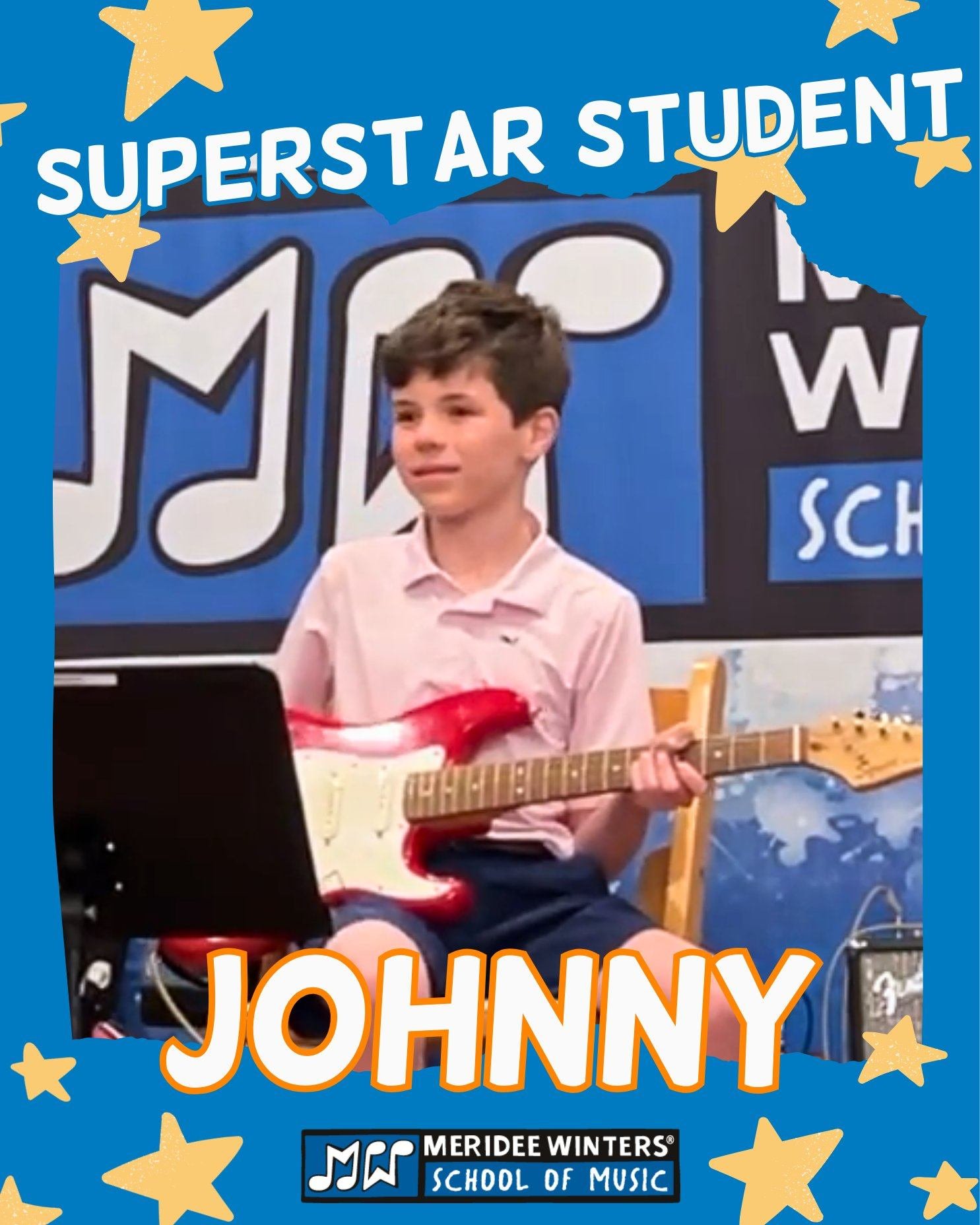 Student Spotlight: Johnny ✨
Johnny has been an MW student since 2022. After spending several years studying the piano, Johnny added guitar into the mix, and he now takes lessons on both instruments. On piano, Johnny has been learning how to improvise