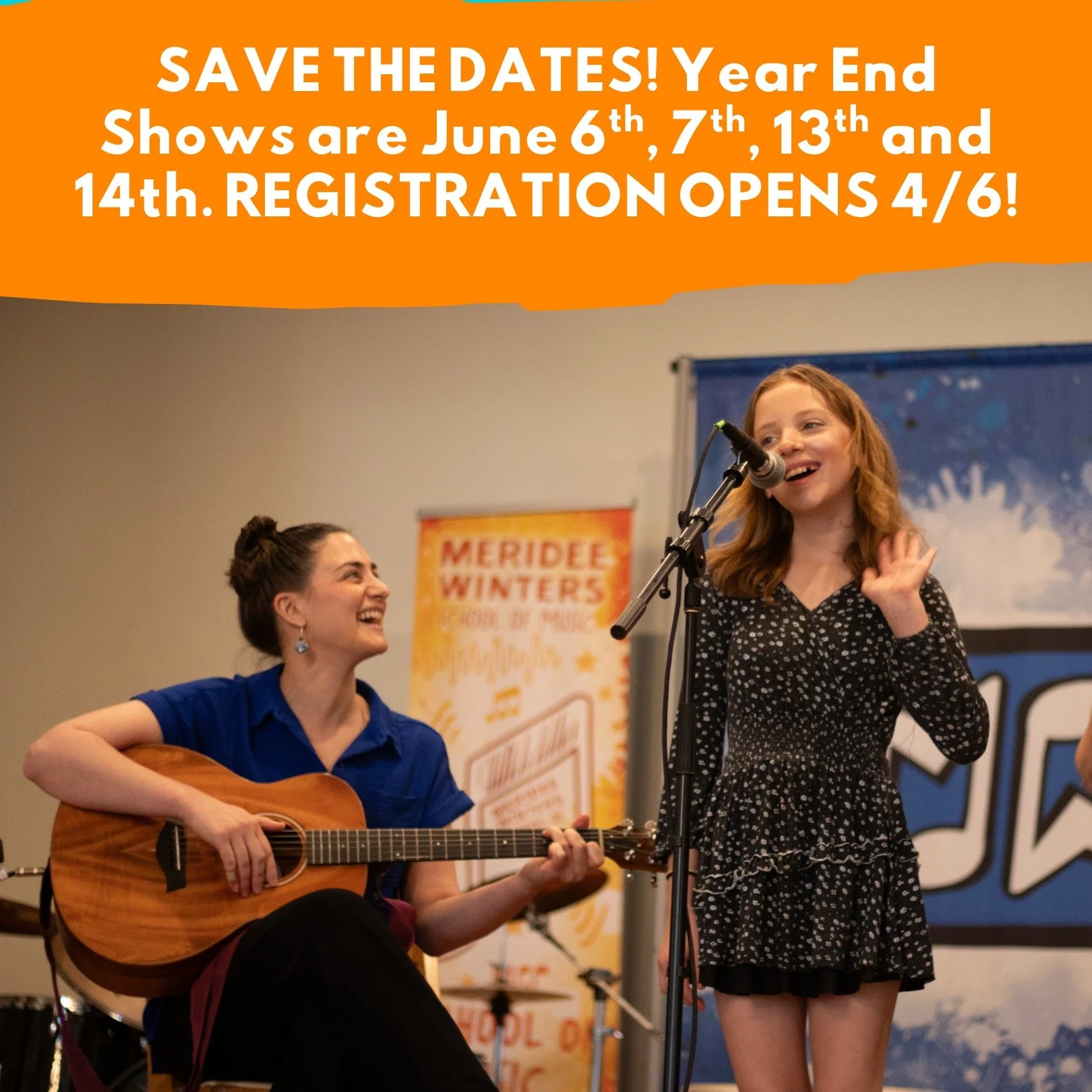 Save the dates. We can't wait for this year's Year End Shows!