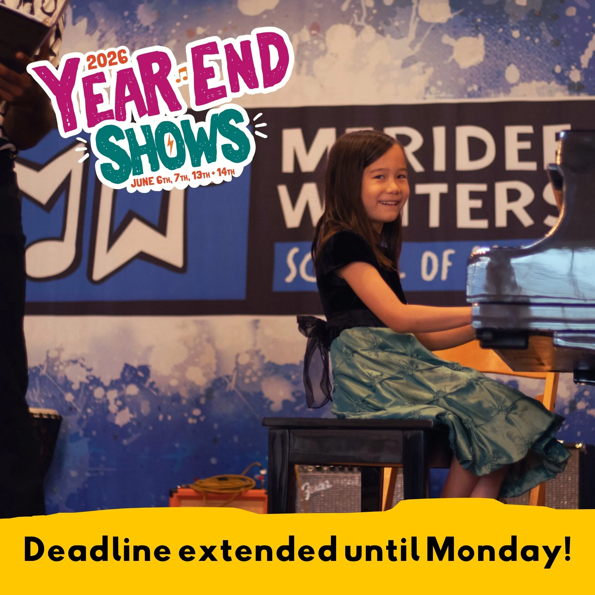 BIG NEWS! Year End Show registration technically ended yesterday... BUT we've extended it until Monday! Act fast and grab your spot in this much-loved event! https://merideewinters.regfox.com/meridee-winters-2026-year-end-shows