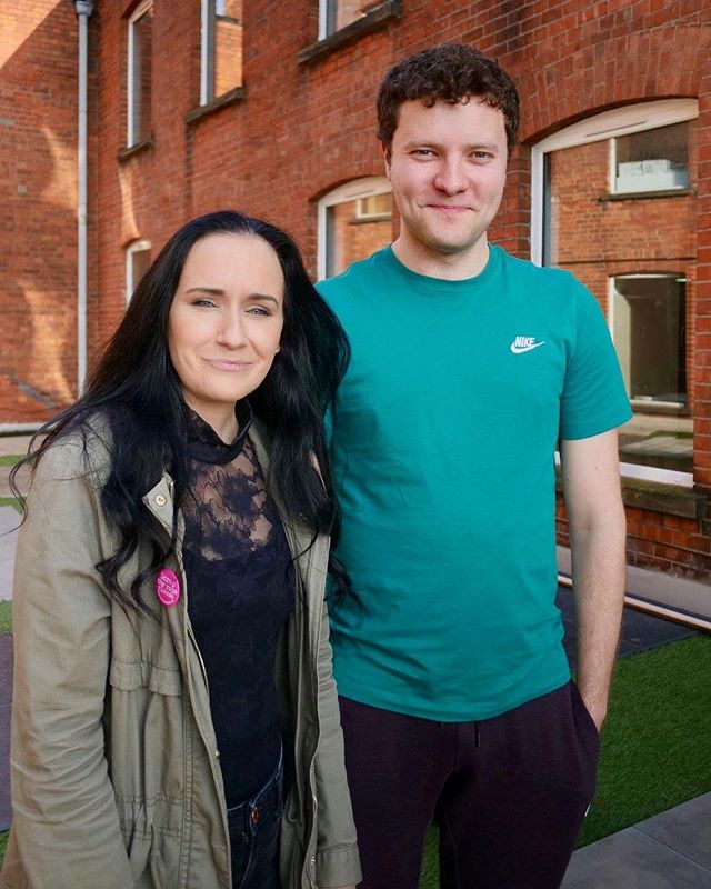 REMOVED OPENS TONIGHT at The Brian Friel Theatre, Belfast. Here are just two of the faces behind this project.
.
We can't wait to share this really incredible story with you.
.
Created by Writer Fionnuala Kennedy by listening to the experiences of yo