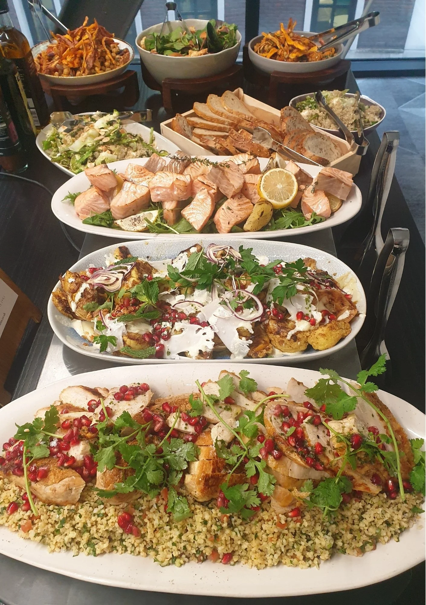 Salters Events fork buffet menu 1