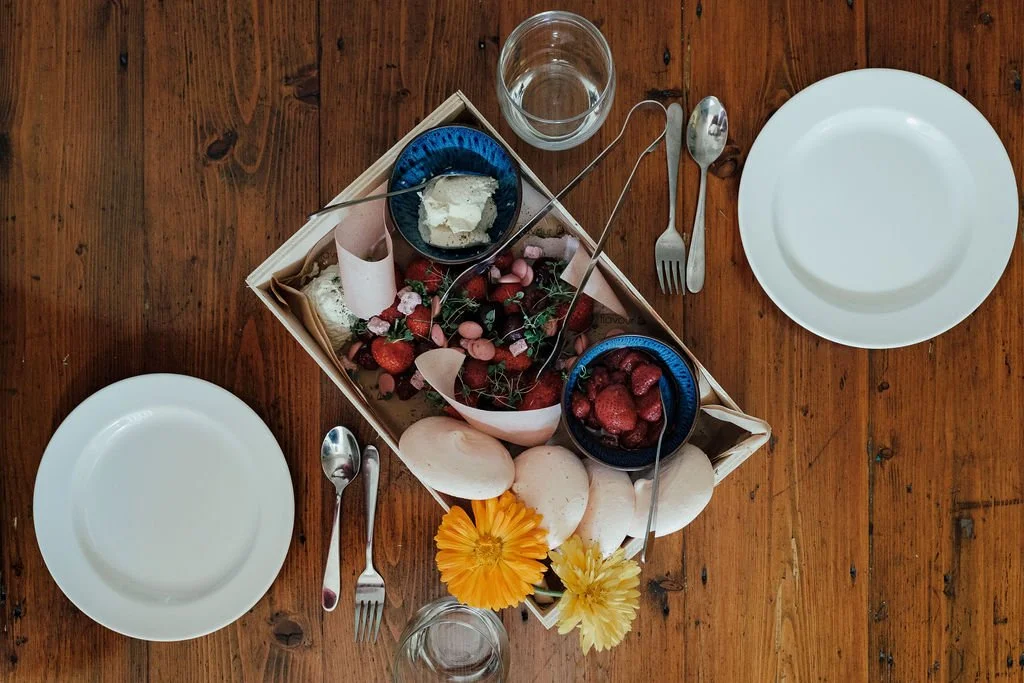 Salters Events sharing style dessert