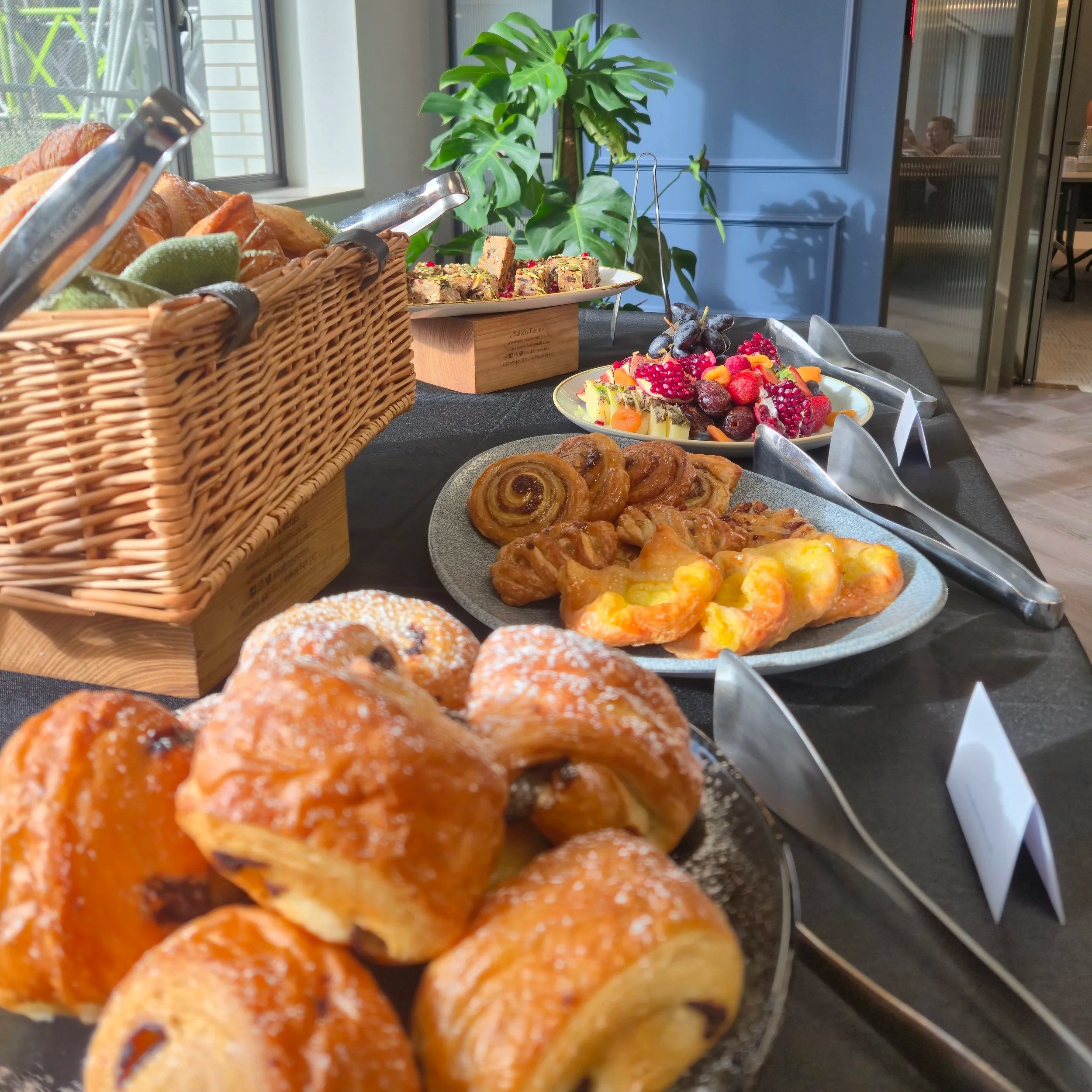 Salters Events breakfast pastries