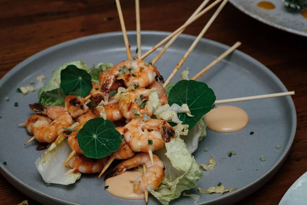 Salters Events prawn Mary Rose skewer