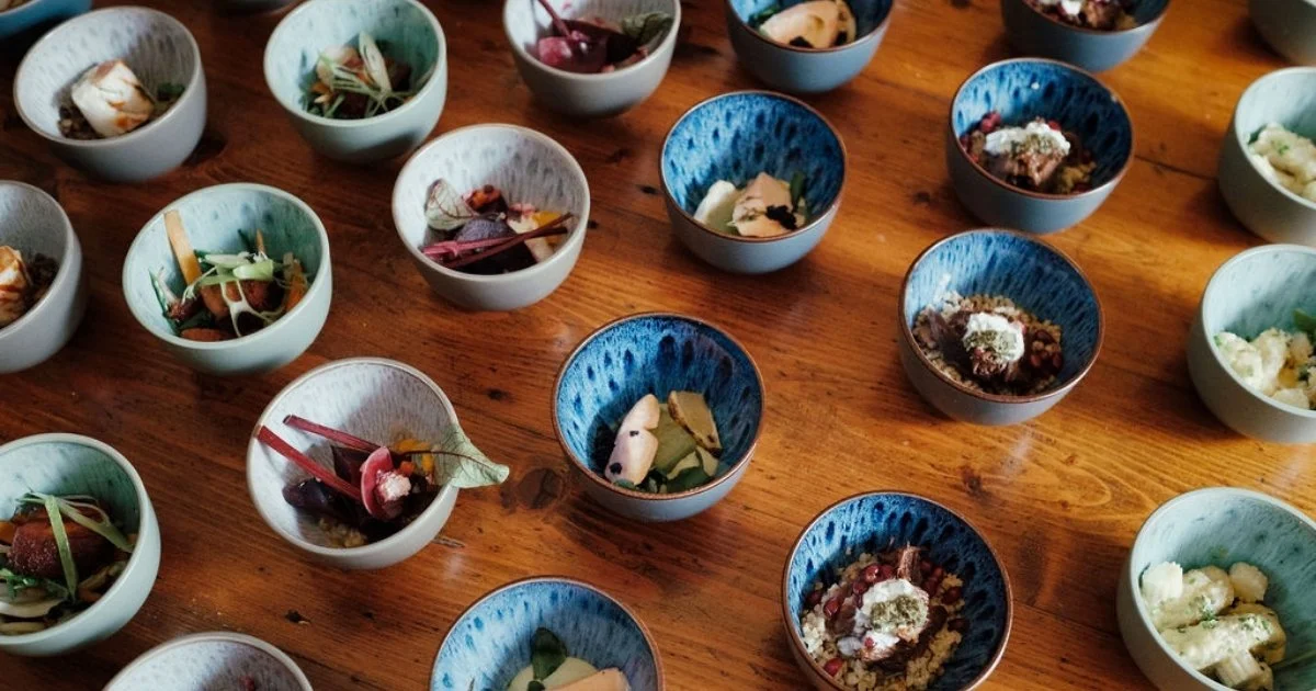 Salters Events bowl food selection