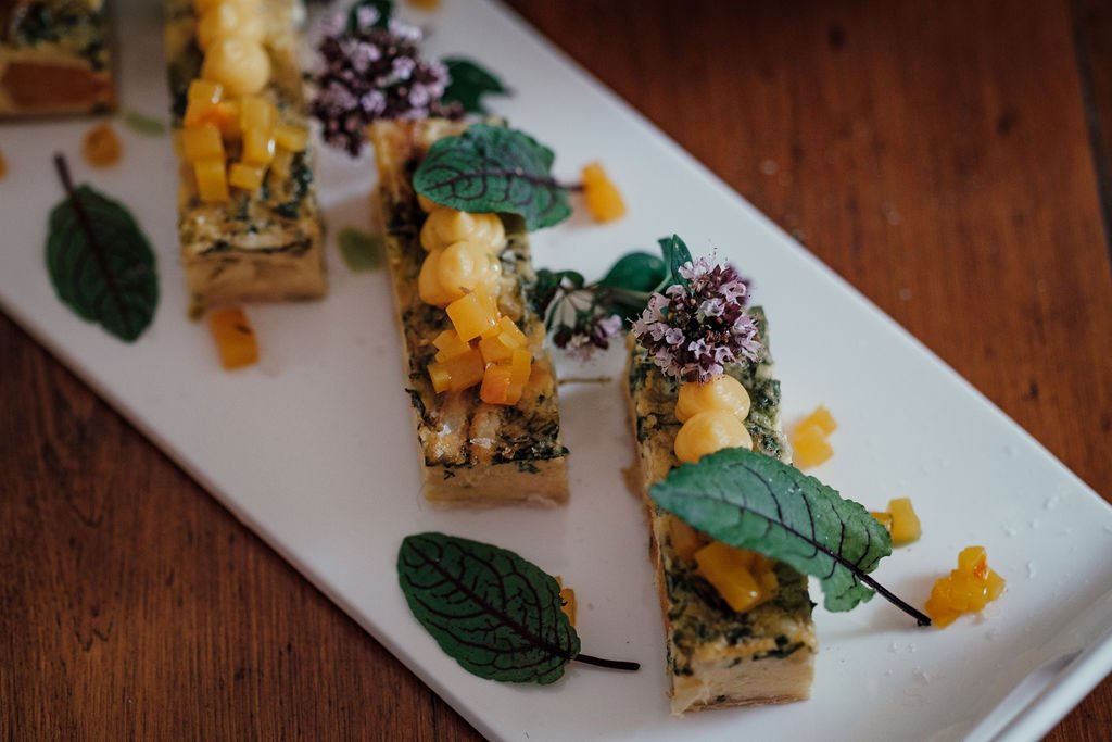 Salters Events squash and spinach tart