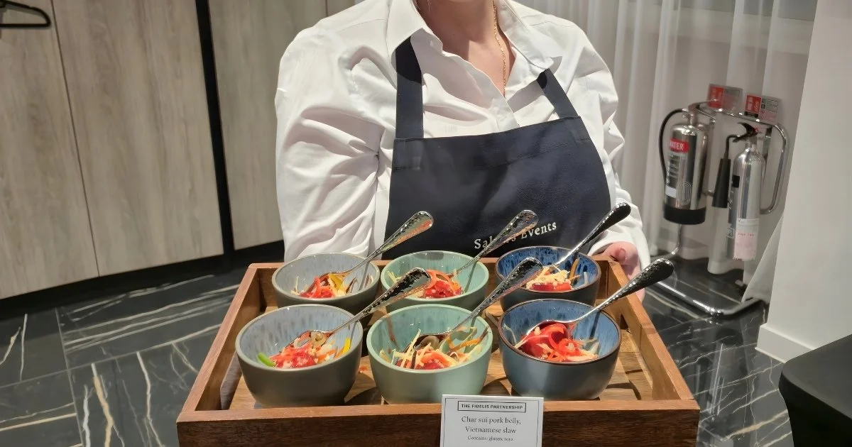 Salters Events Char sui pork bowl food