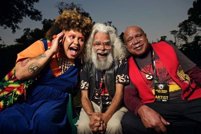 KAIIT, Jack Charles & Archie Roach by Michael Franchi for ABC.