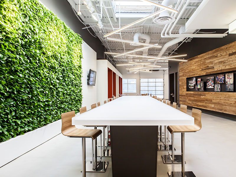 Cannondale Connecticut office with GSky Living Green Wall.