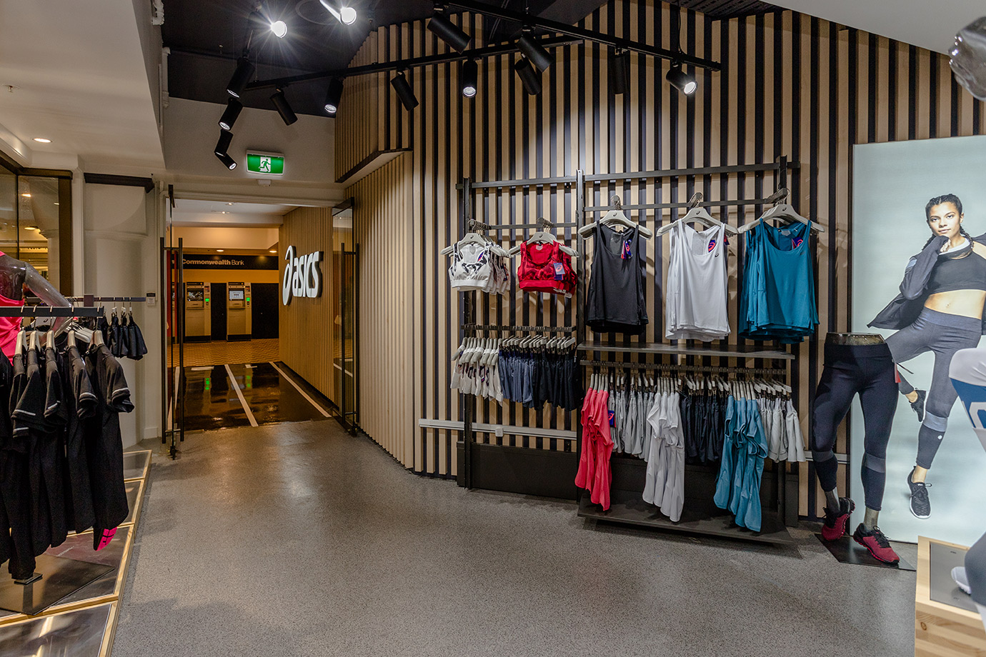 commercial design retail ASICS