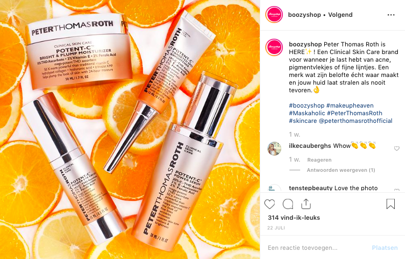Instagram Post on Boozyshop | July 2019