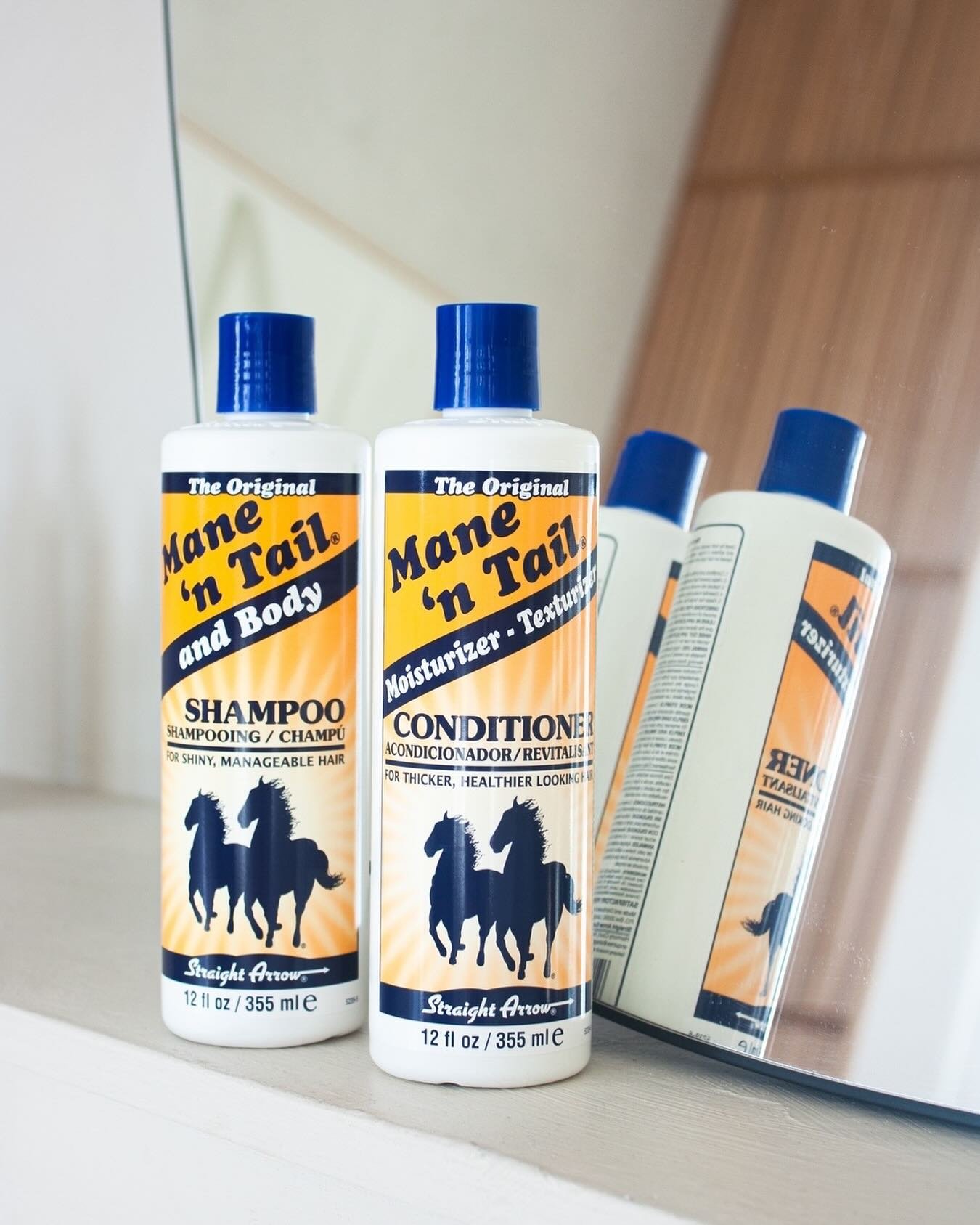 🌟 Discover the magic of Mane &lsquo;n Tail Original Shampoo &amp; Conditioner! 🌟

✨ Shampoo: Gently cleanses, and enhances shine.
💆&zwj;♀️ Conditioner: Hydrates, prevents hair breakage.

For beautiful hair, every day! #ManenTailMagic ✨🌿