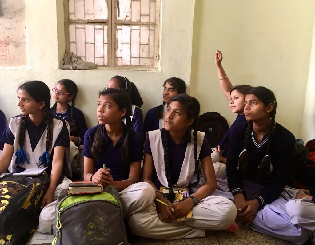 During one of our workshops in a Delhi Government School