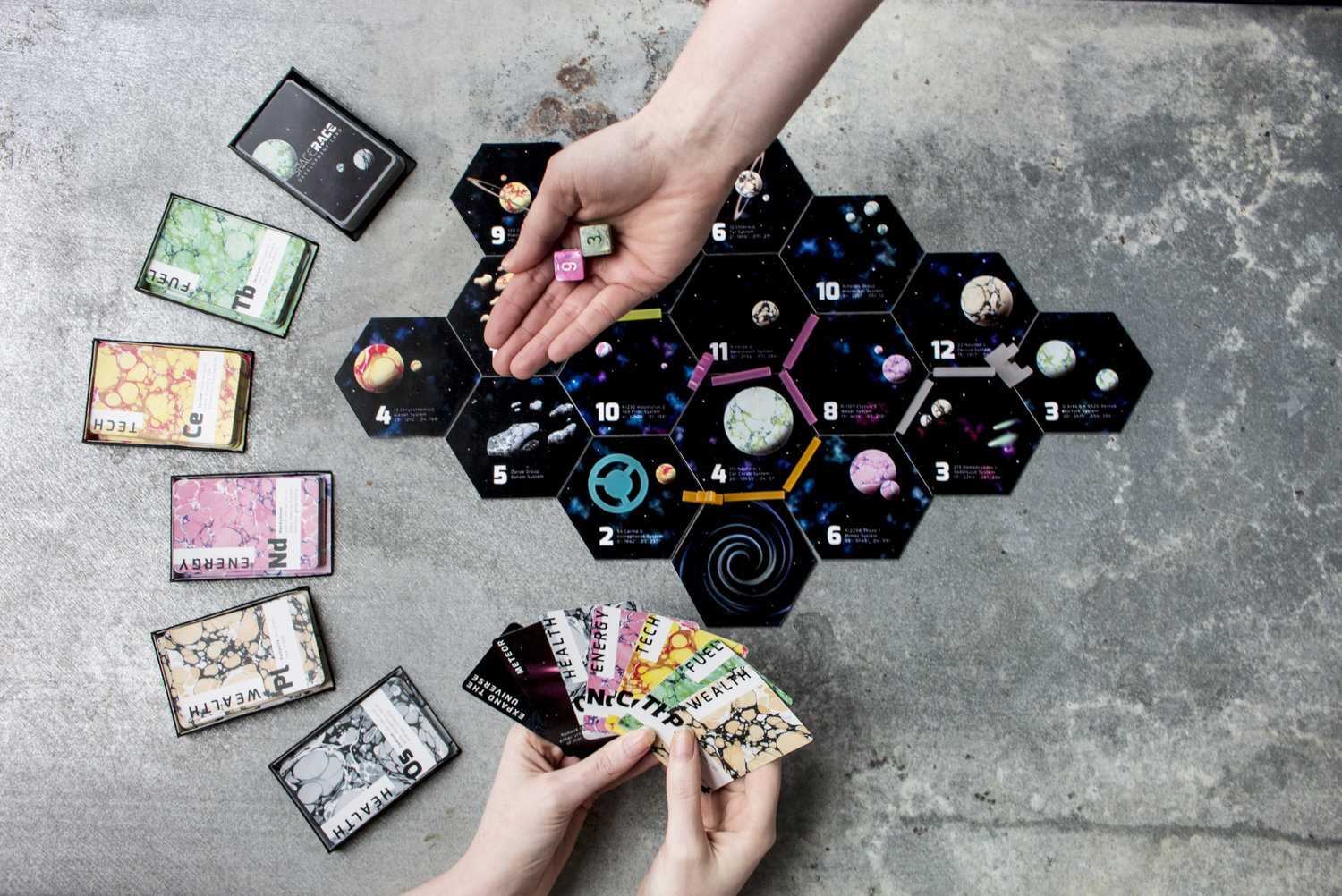 Space race! Board game academy project on Behance