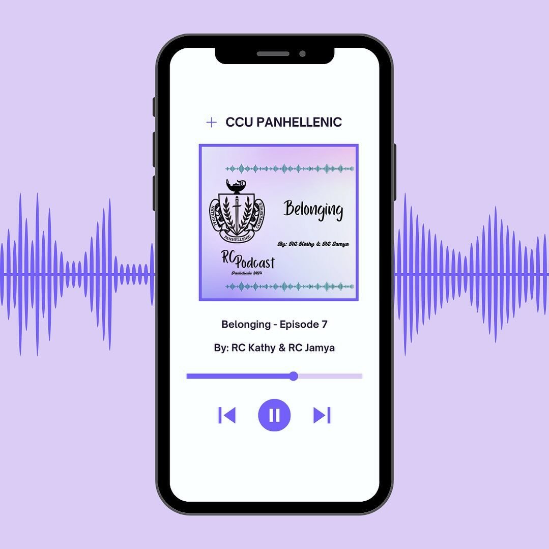 🚨RC Podcast Episode 7 is out now!!

Make sure you go check it out on the CCU Panhellenic website! If you&rsquo;ve missed them Episodes 1-6 are also available! 🕺