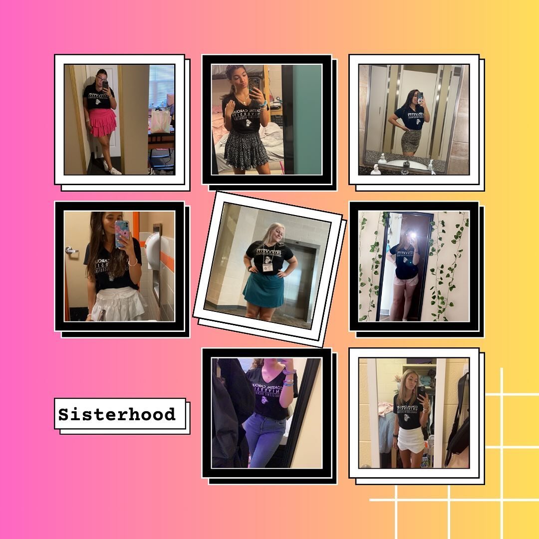Recruitment Outfit Mood Board for the weekend✨

Your RCs wanted to show off what they wore during their recruitment process to help you all get some ideas🩷🩷

Can&rsquo;t wait to see you all tomorrow at 6:30pm for Opening Night!