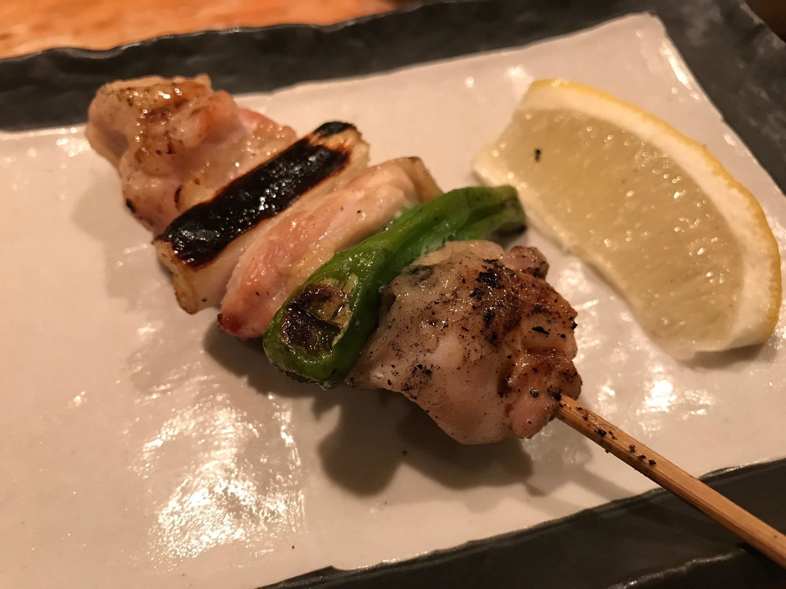 Standard Thigh with Scallions and Shishito Pepper
