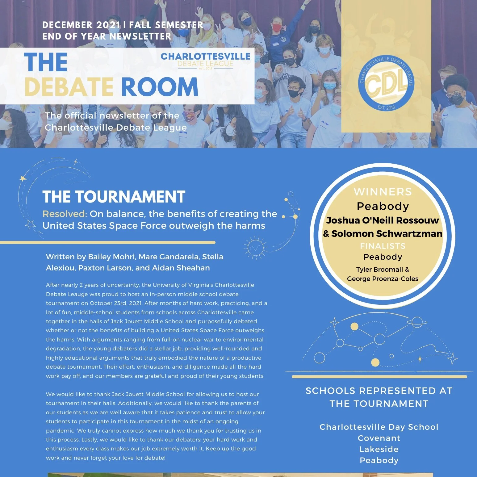 December 2021 Newsletter