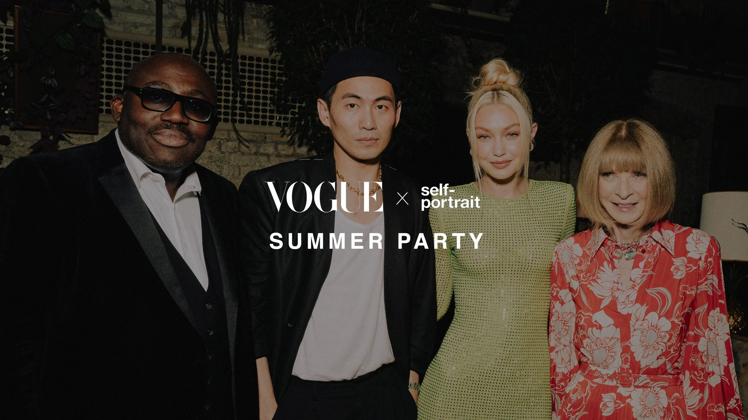 Self Portrait x Vogue x Gigi Hadid | DJing At Summer Party
