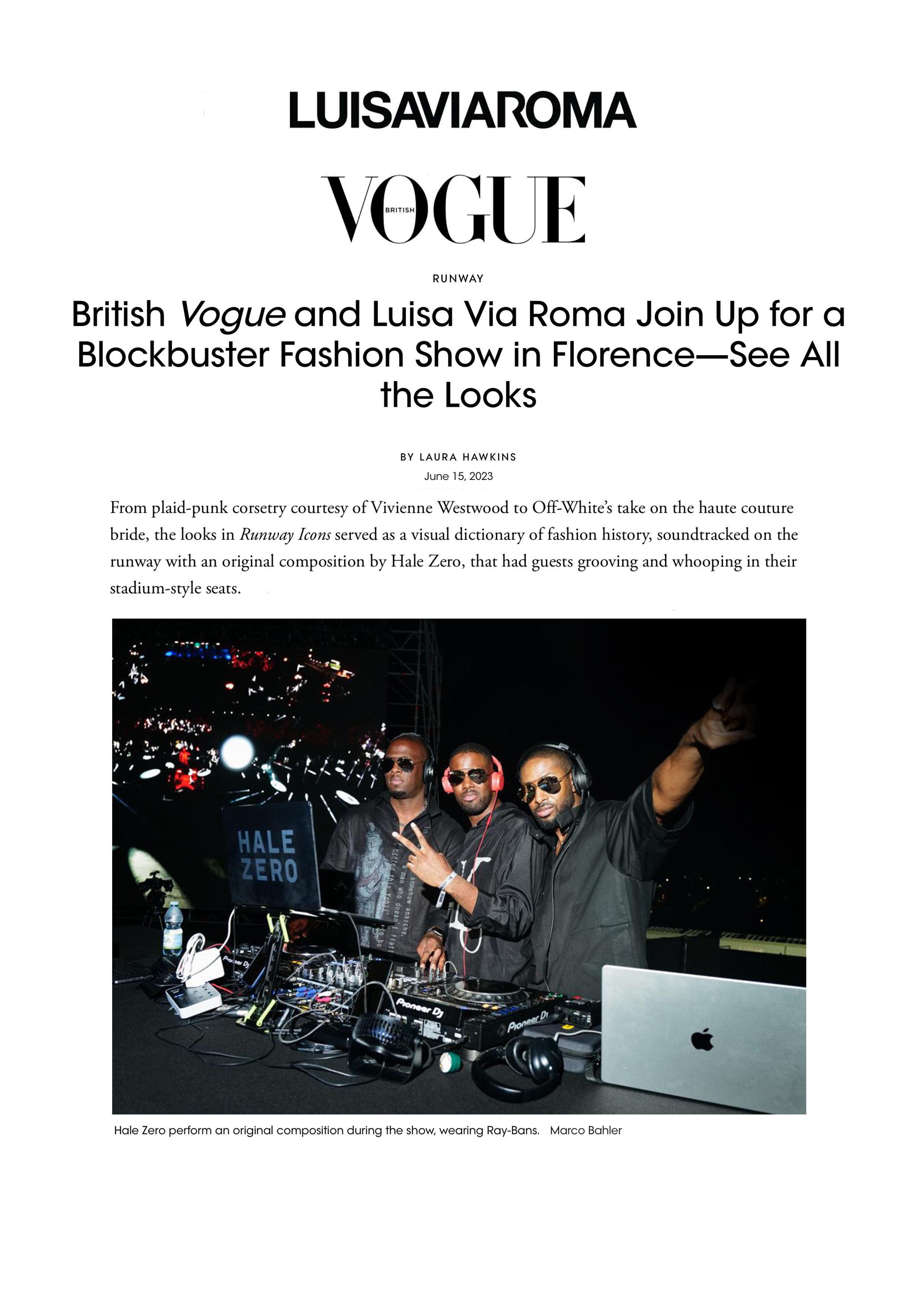 Vogue Magazine - Luisaviaroma x Vogue 2023