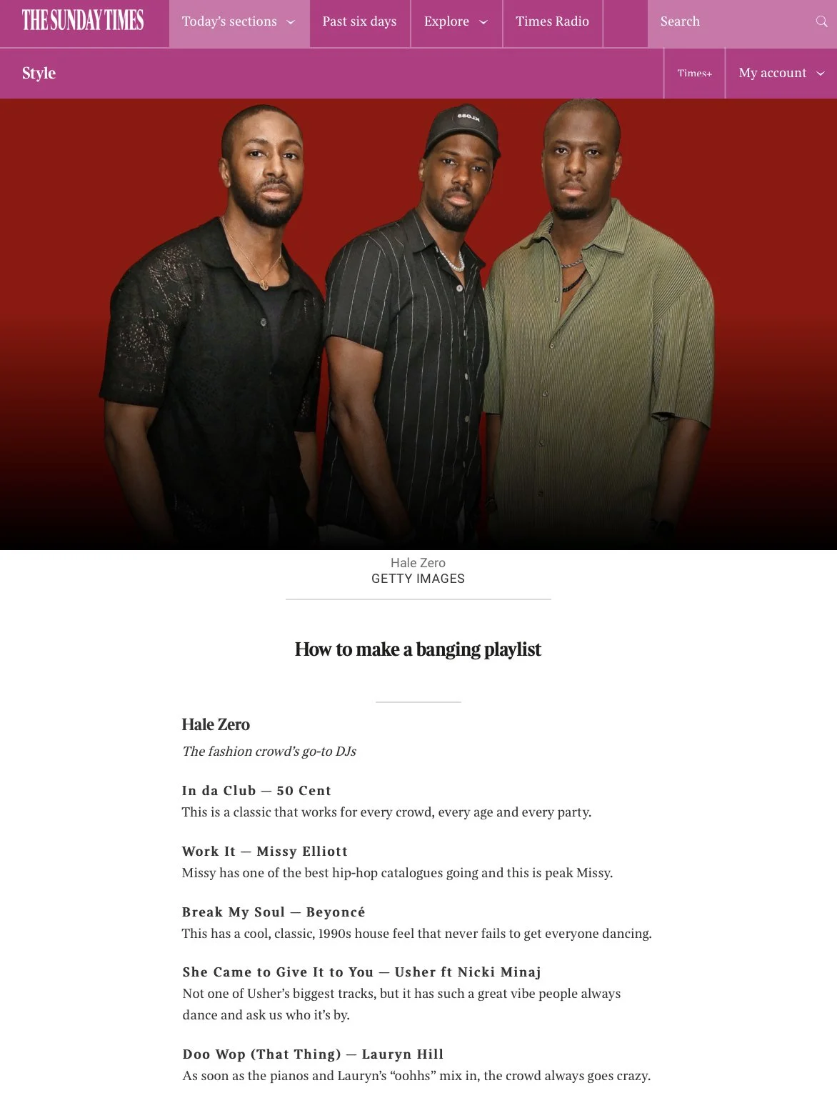 The Sunday Times - Style