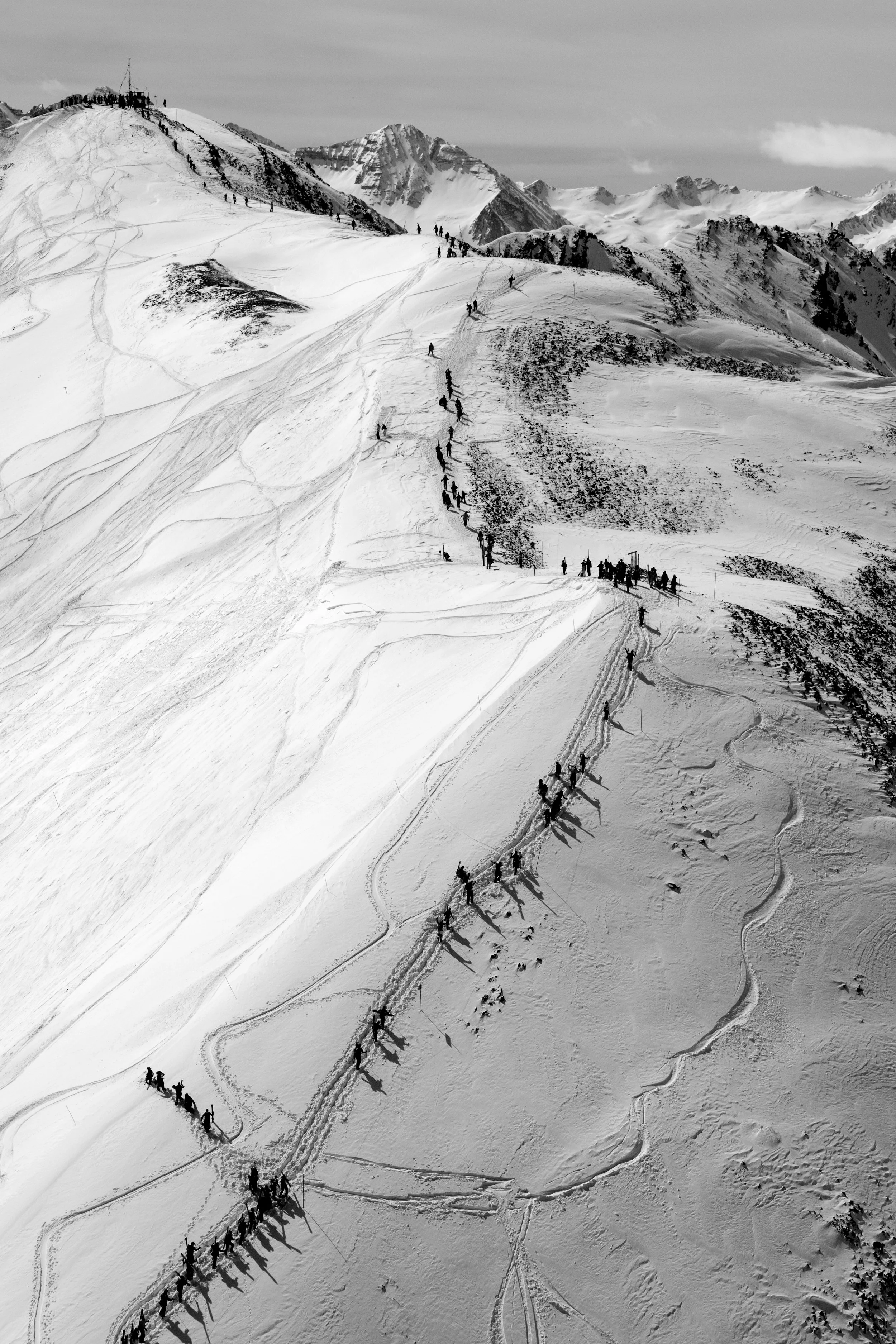 The Line #3, Highlands Bowl (B&W)