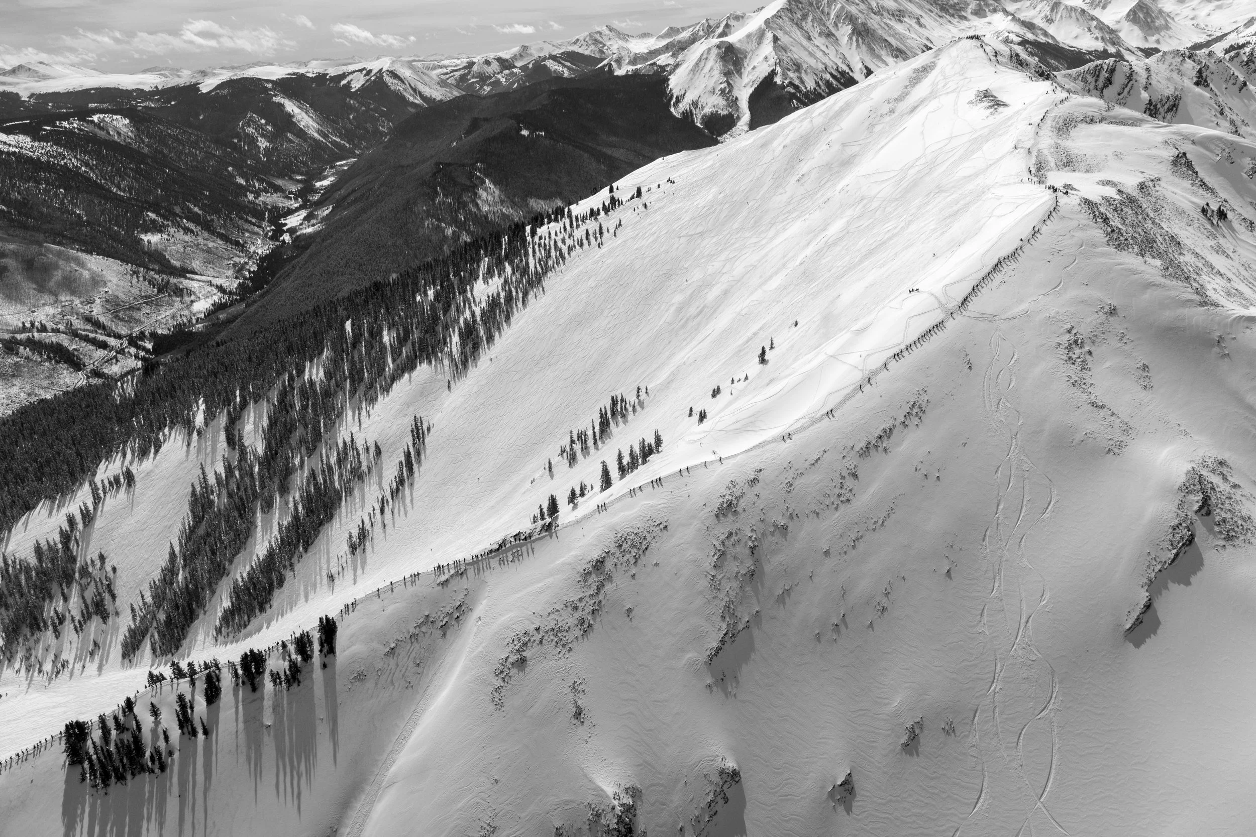 The Line #5, Highlands Bowl (B&W)
