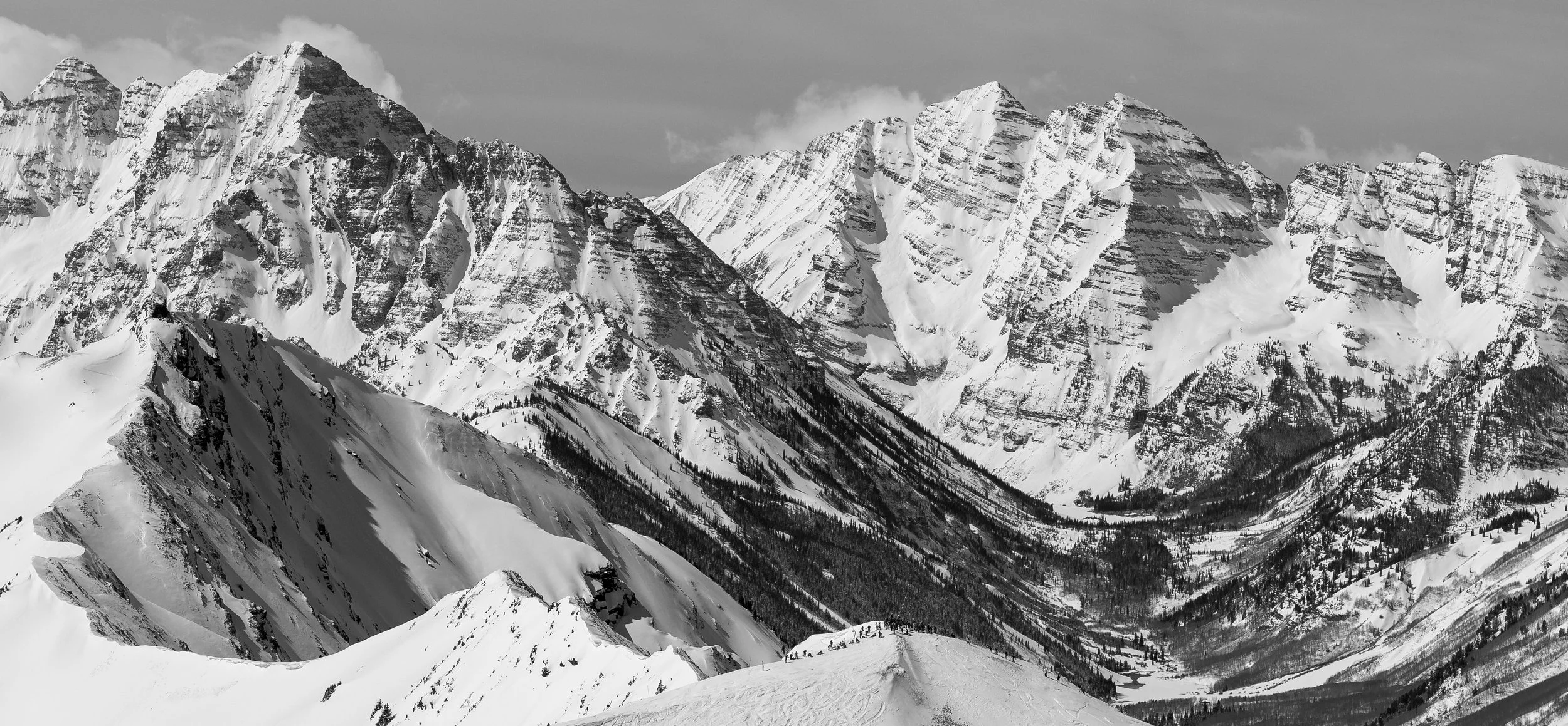 Summit #1, Aspen (B&W)