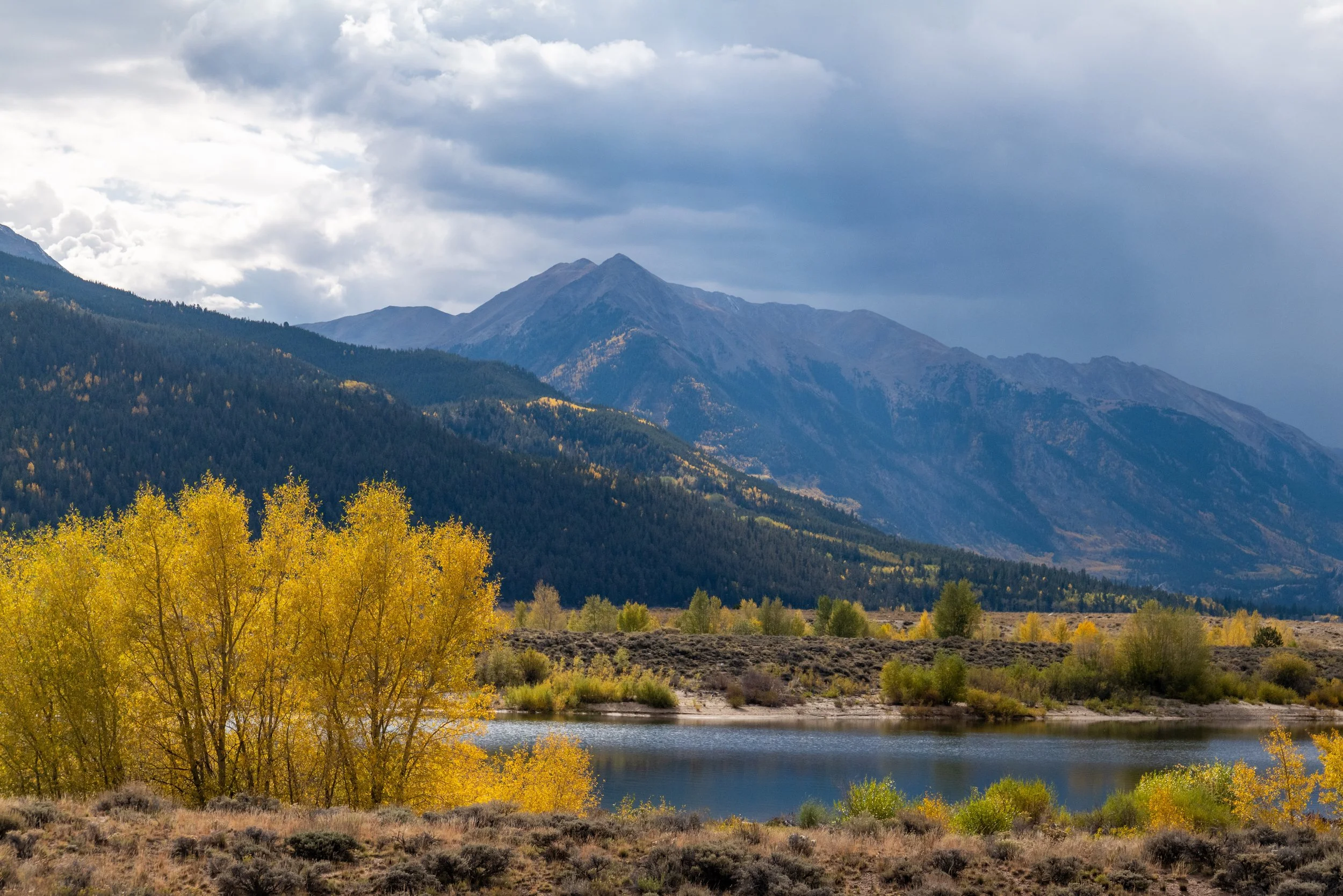 Beauty and Drama at Twin Lakes 30x45.jpg