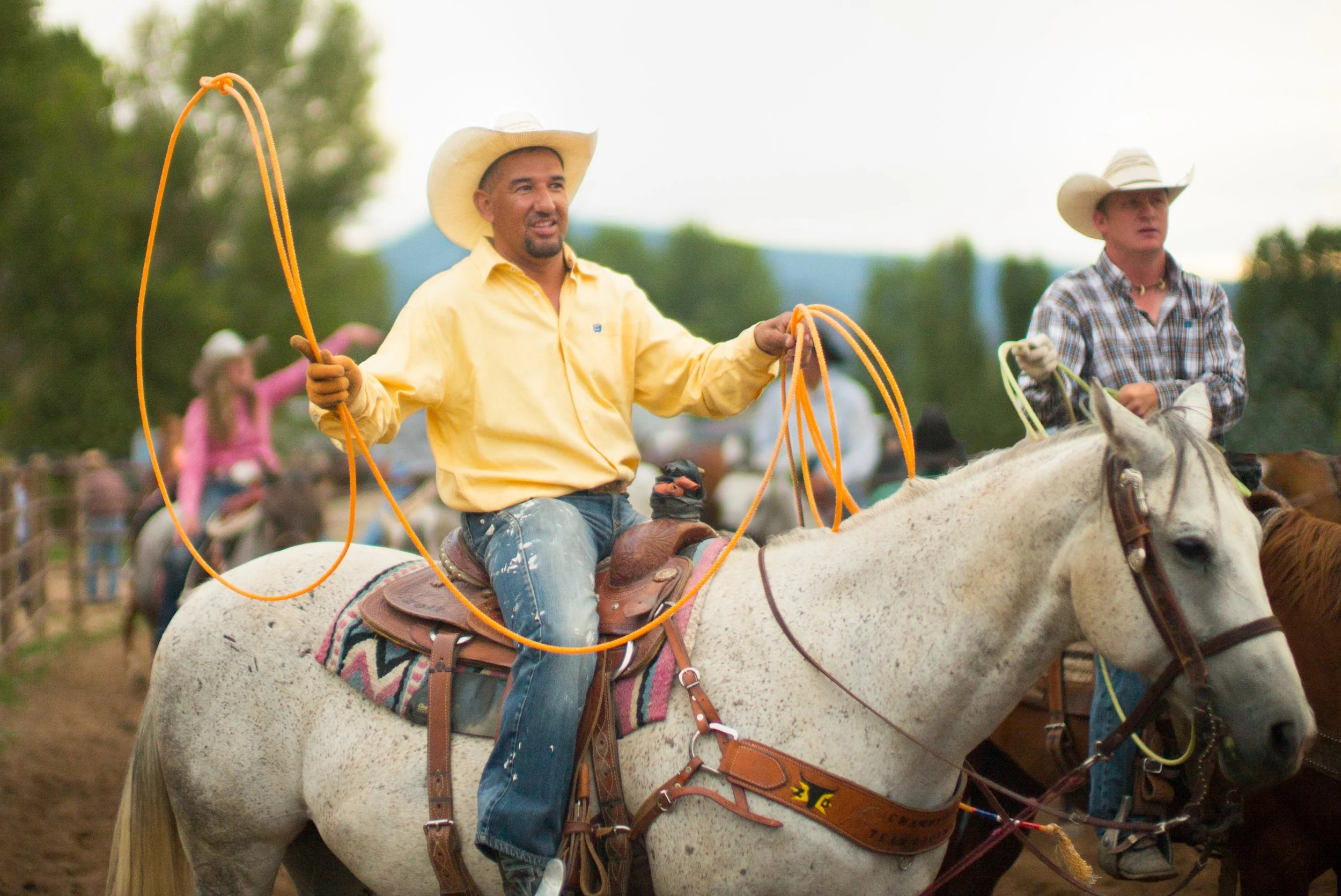 Neon Cowboy, Rodeo, Snowmass, CO 42x62.jpg