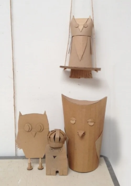 "Cardboard Owls," image courtesy of Your Store
