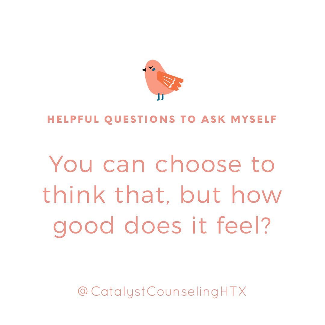 Remember, you don&rsquo;t have to believe everything you think, which therefore means that although thoughts can sometimes pop up unwarranted, we have a say in where we CHOOSE to direct our energy.

Sure, you can choose to think that someone cut you 