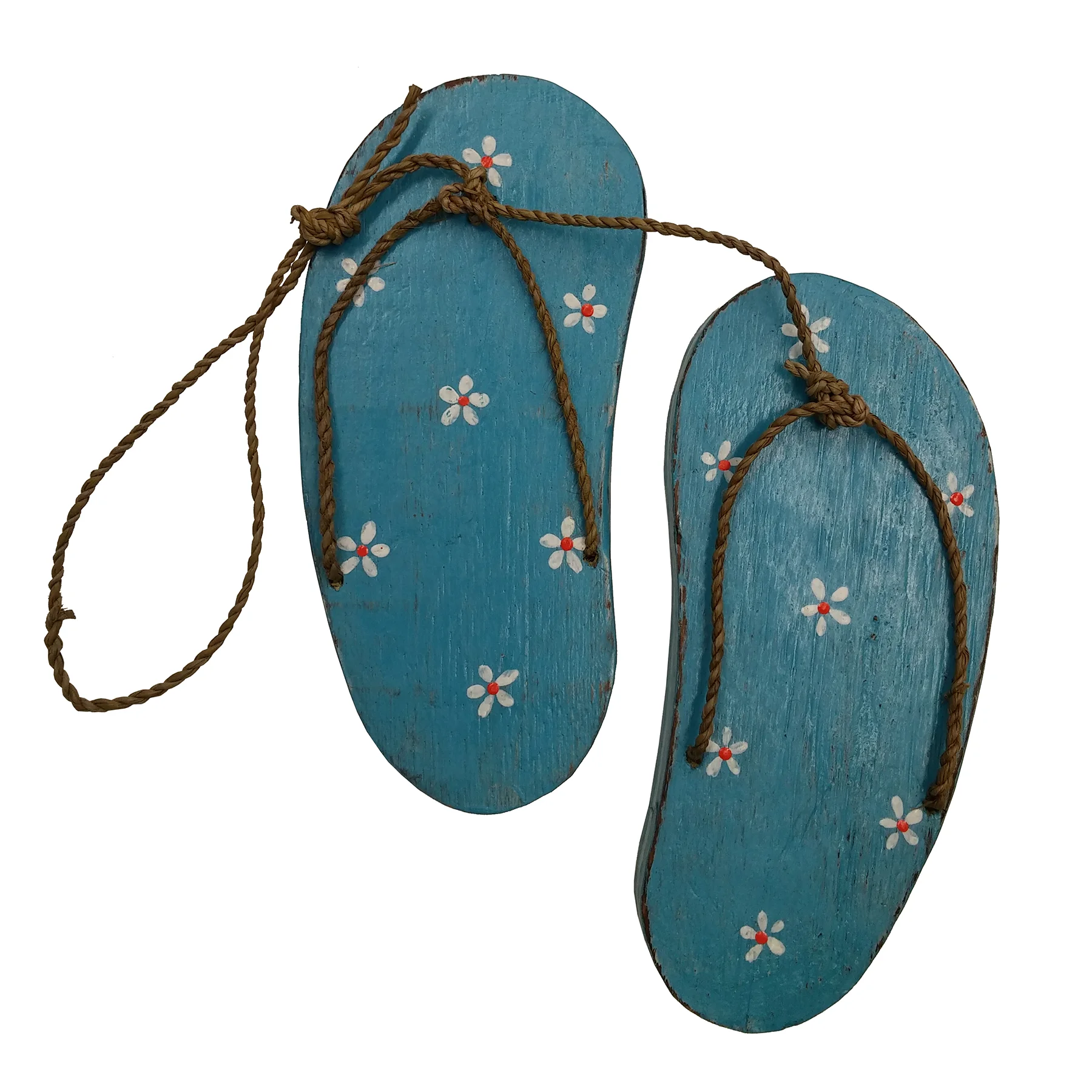 310F - Sandal Pair Flower Print