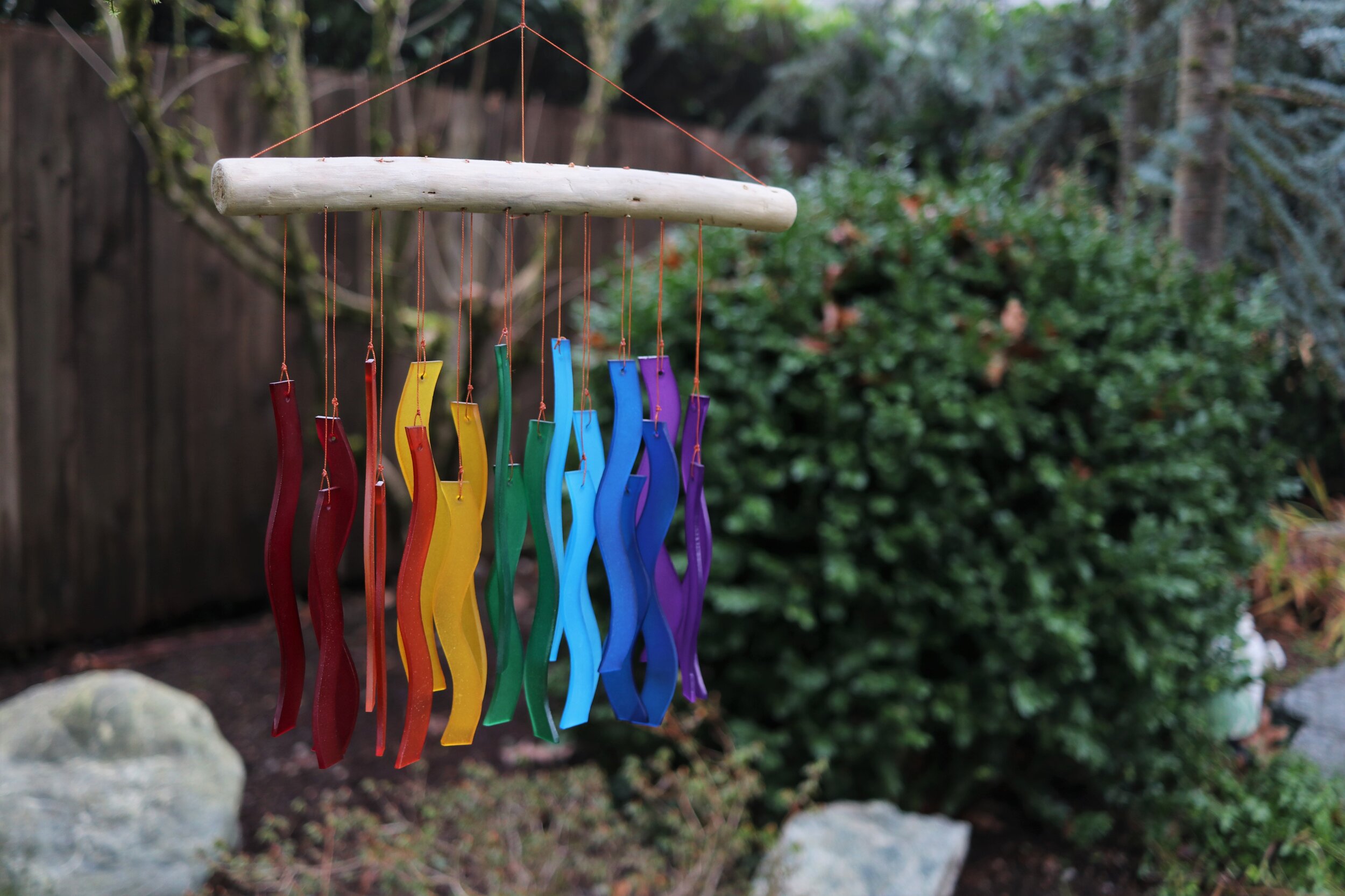 Cohasset Gifts and Garden — Tumbled Glass Chimes