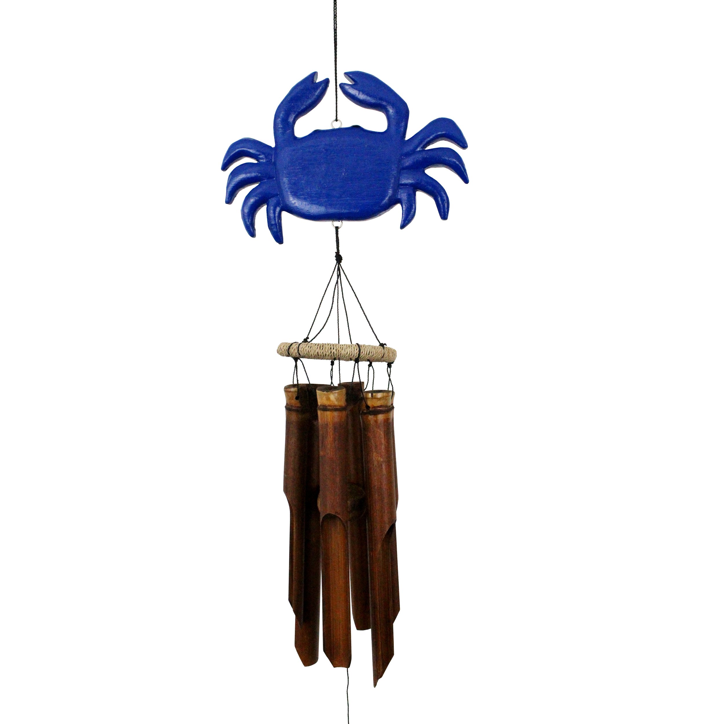Wind Chime Wood Grain Beautiful Gift Decor Dolphin Star Moon and Double Heart 