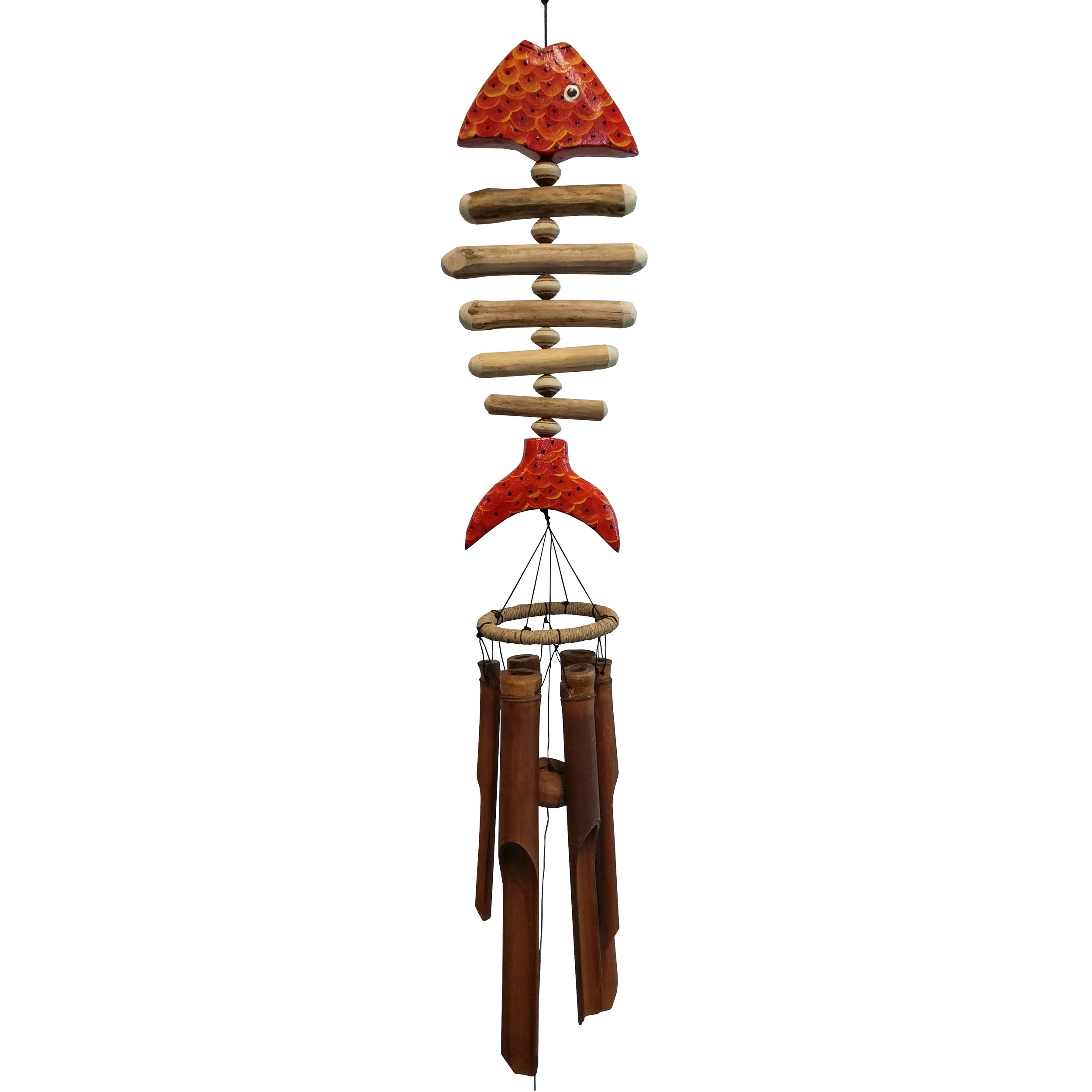 Burnt Flower Wind Chime CH168 Cohasset Imports Lrg 