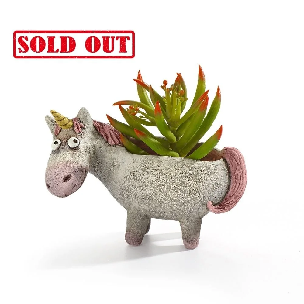 G21543 - 'Percival' Unicorn Planter