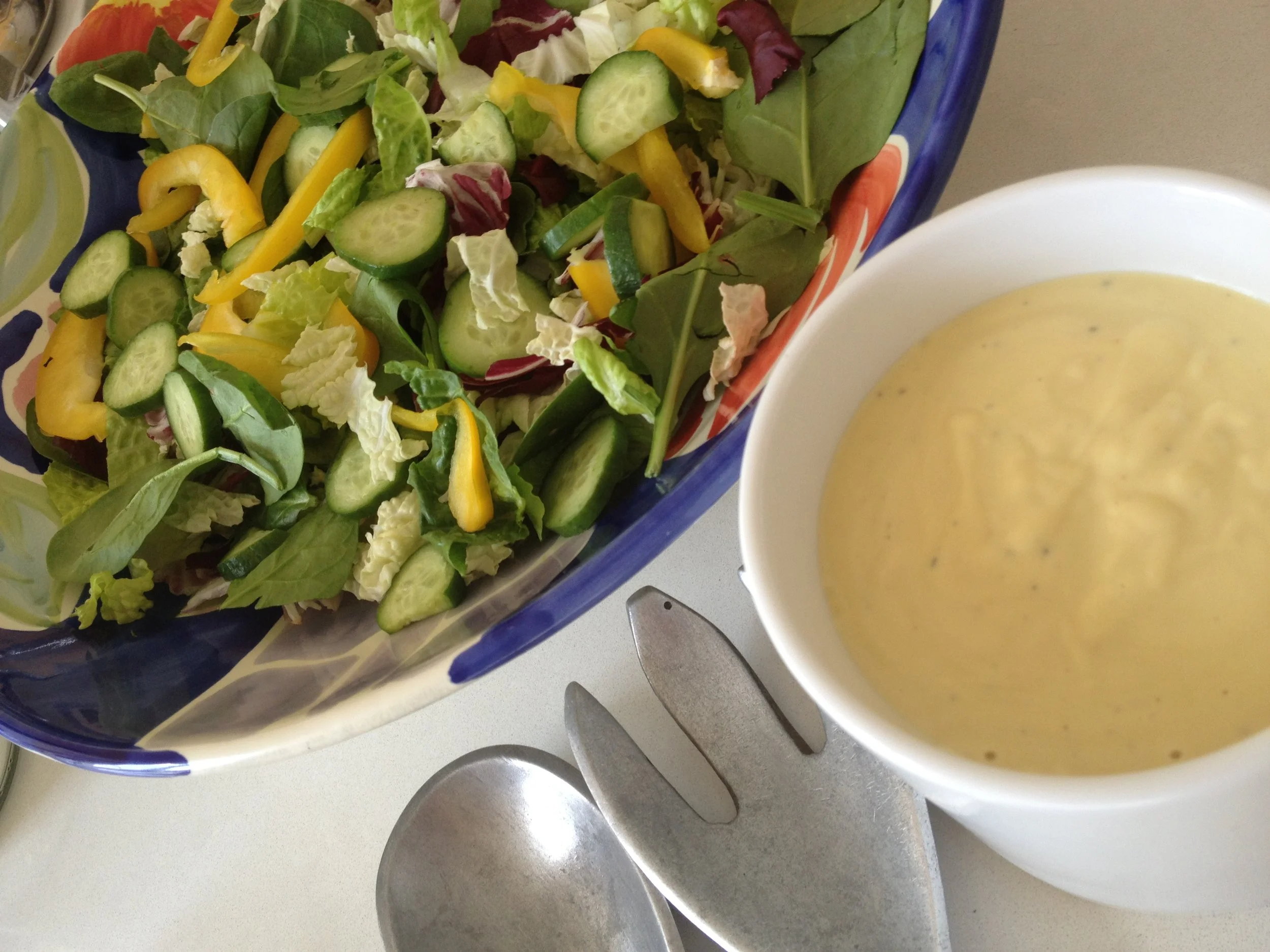 Recipes - Caesar Dressing and Herbed Vinaigrette