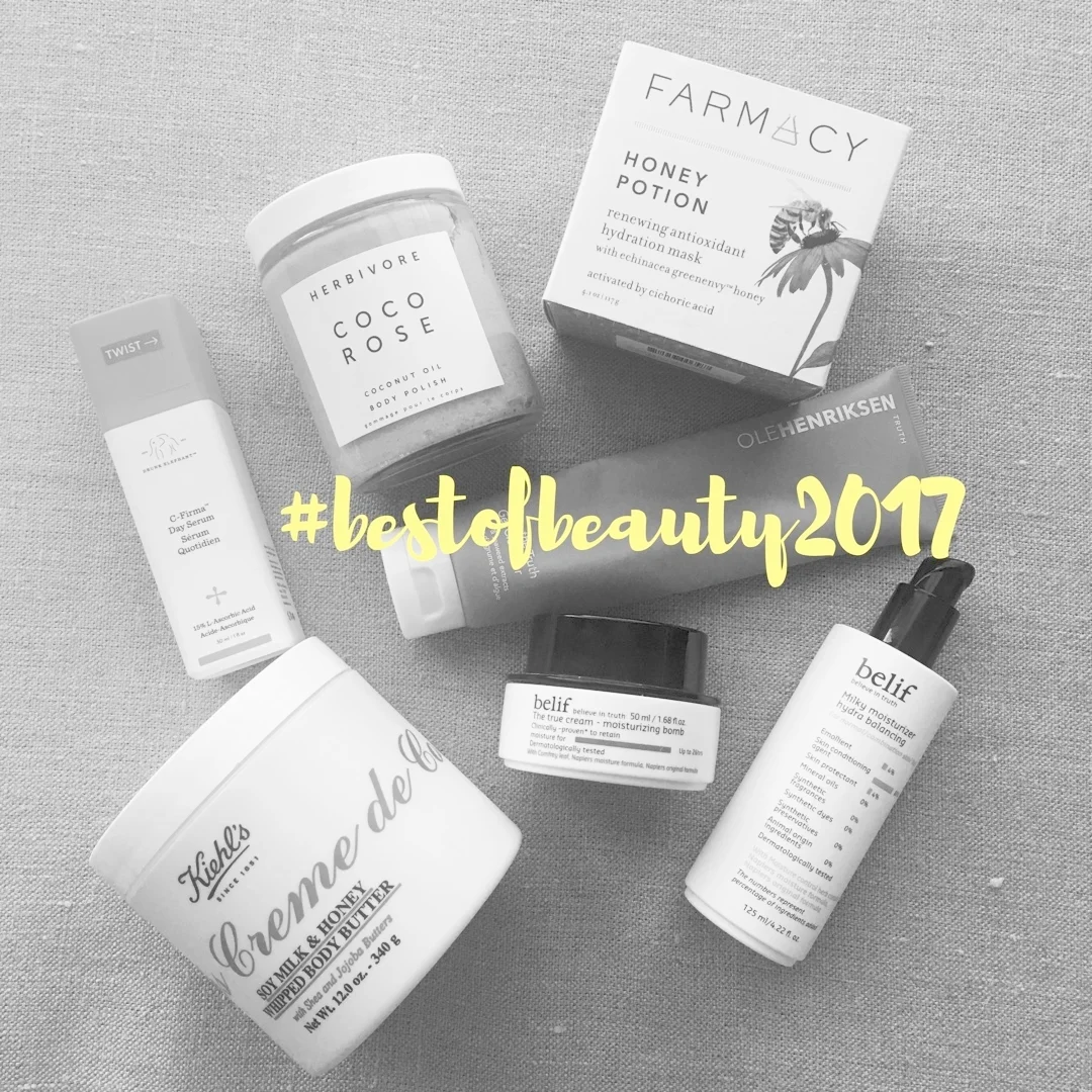 my favorite skincare products of 2017