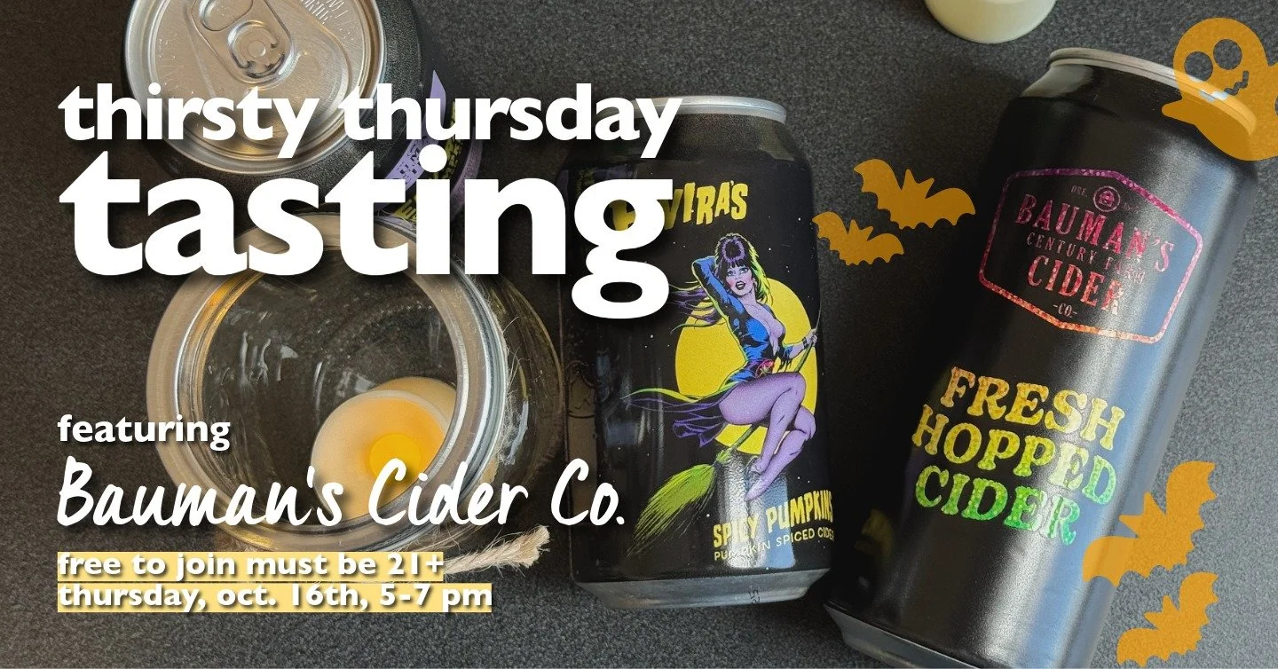 Thirsty Thursday Tasting October 2025