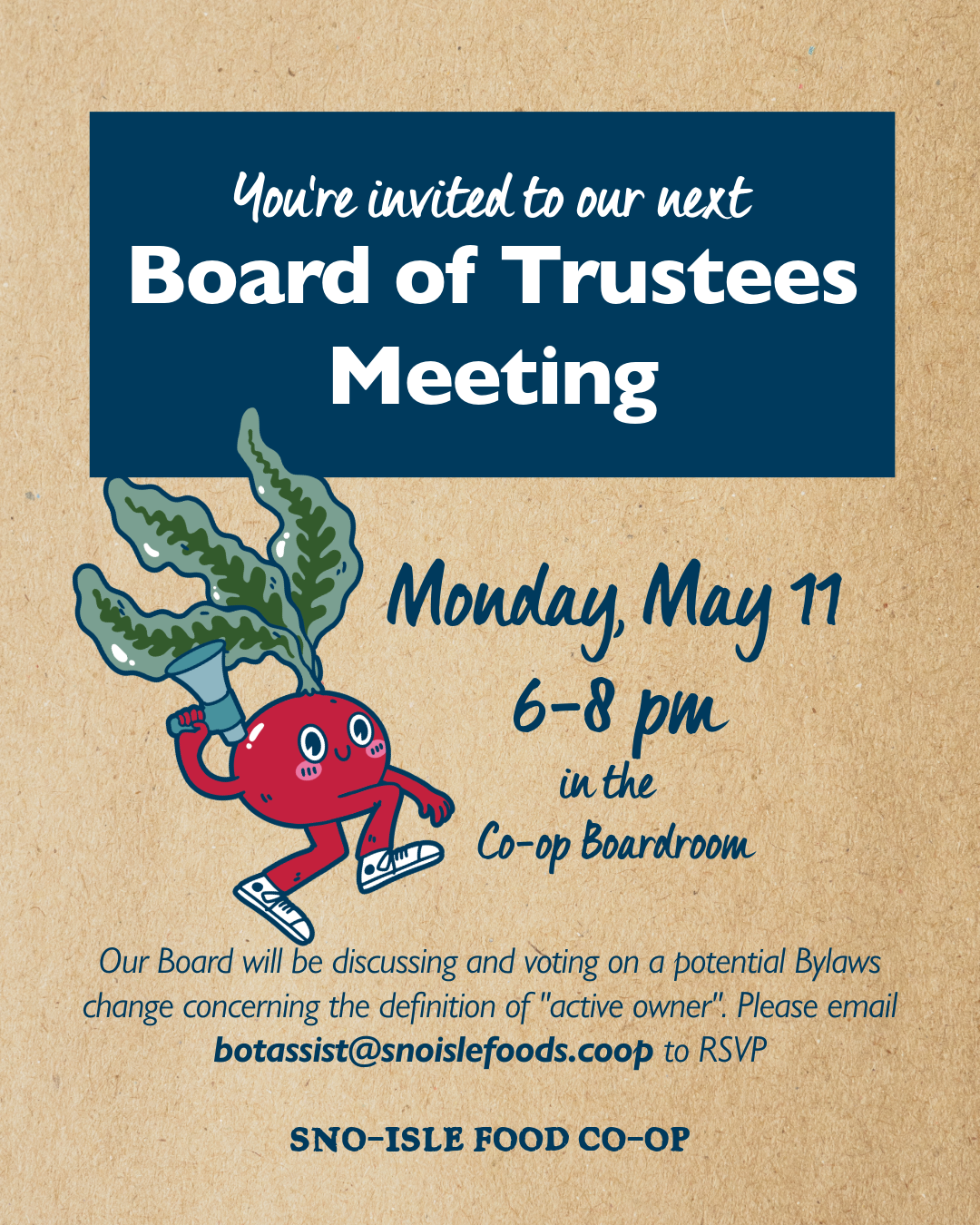 An Update from our Board of Trustees