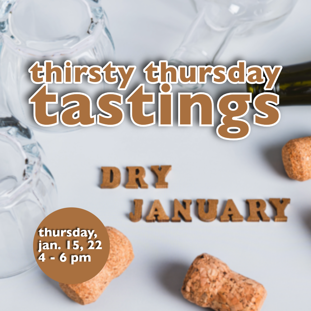 Image of Thirsty Thursday, featuring Dry January with non-alcoholic beverage